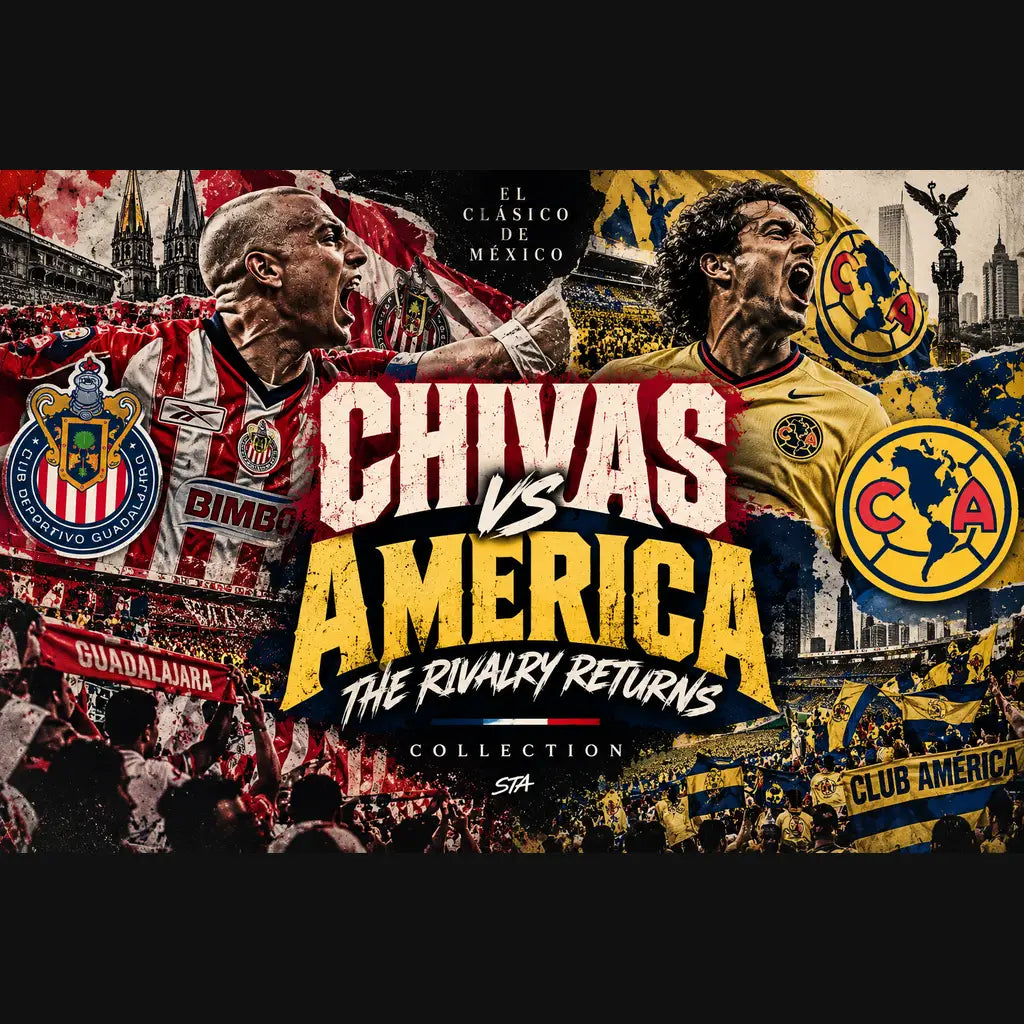 THE RIVALRY RETURNS !! CHIVAS VS AMERICA - STA Apparel