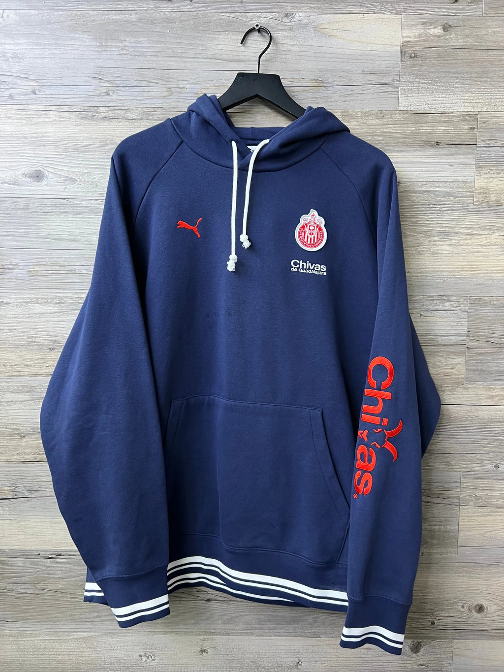 Puma Chivas Guadalajara 2025–26 Navy Relaxed Hoodie