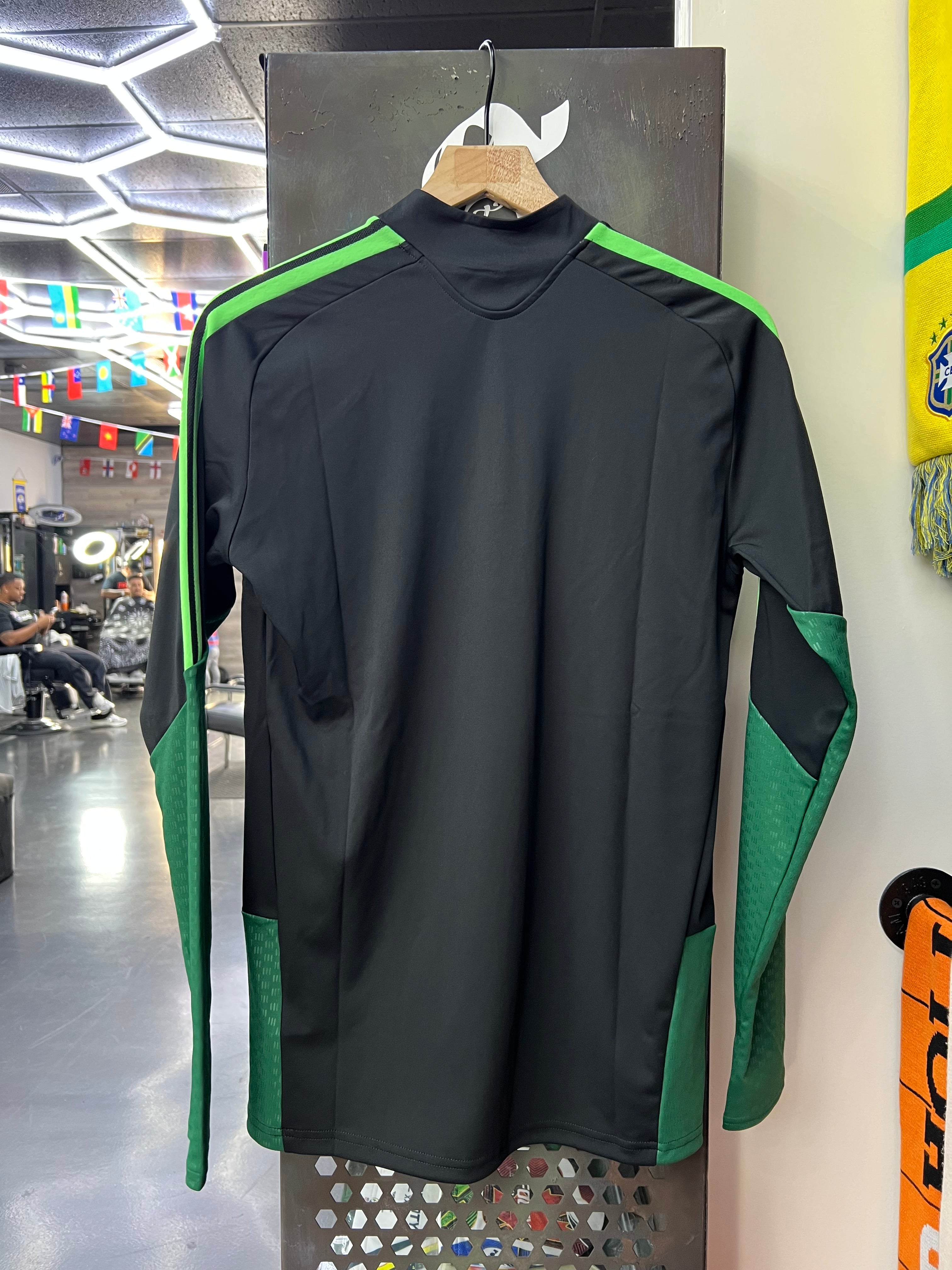 Adidas Mexico 2026 Tiro Training Top – Black/Green
