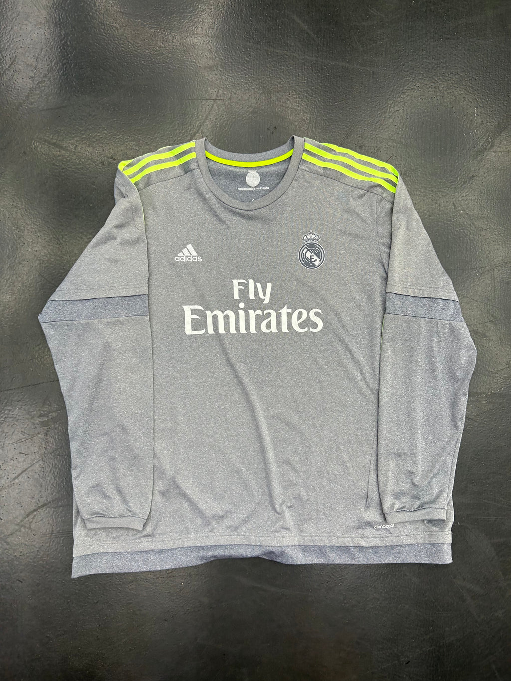 Adidas Real Madrid 2015-16 Away Long Sleeve Jersey