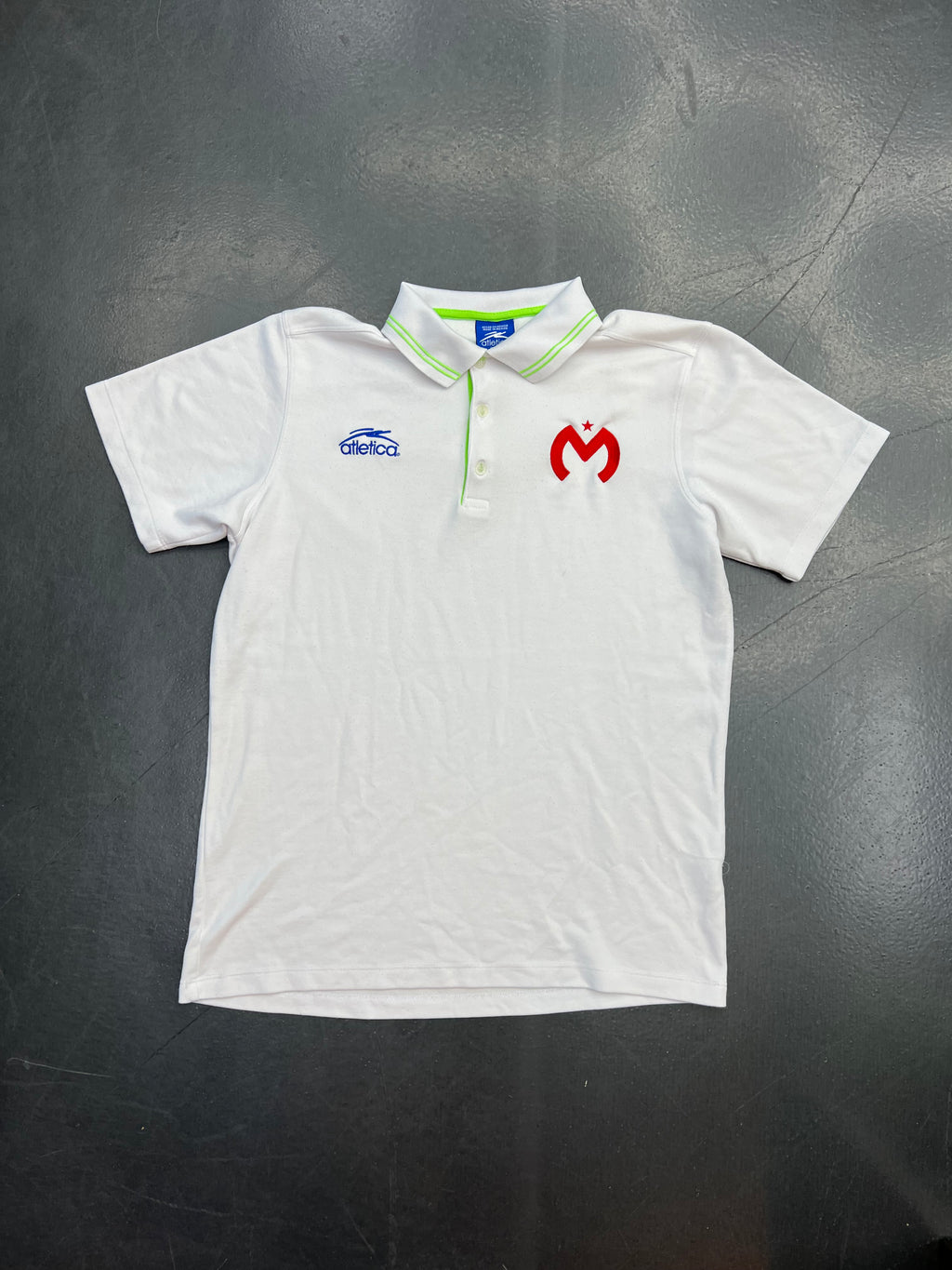 Atlética Monarcas Morelia White Polo Shirt