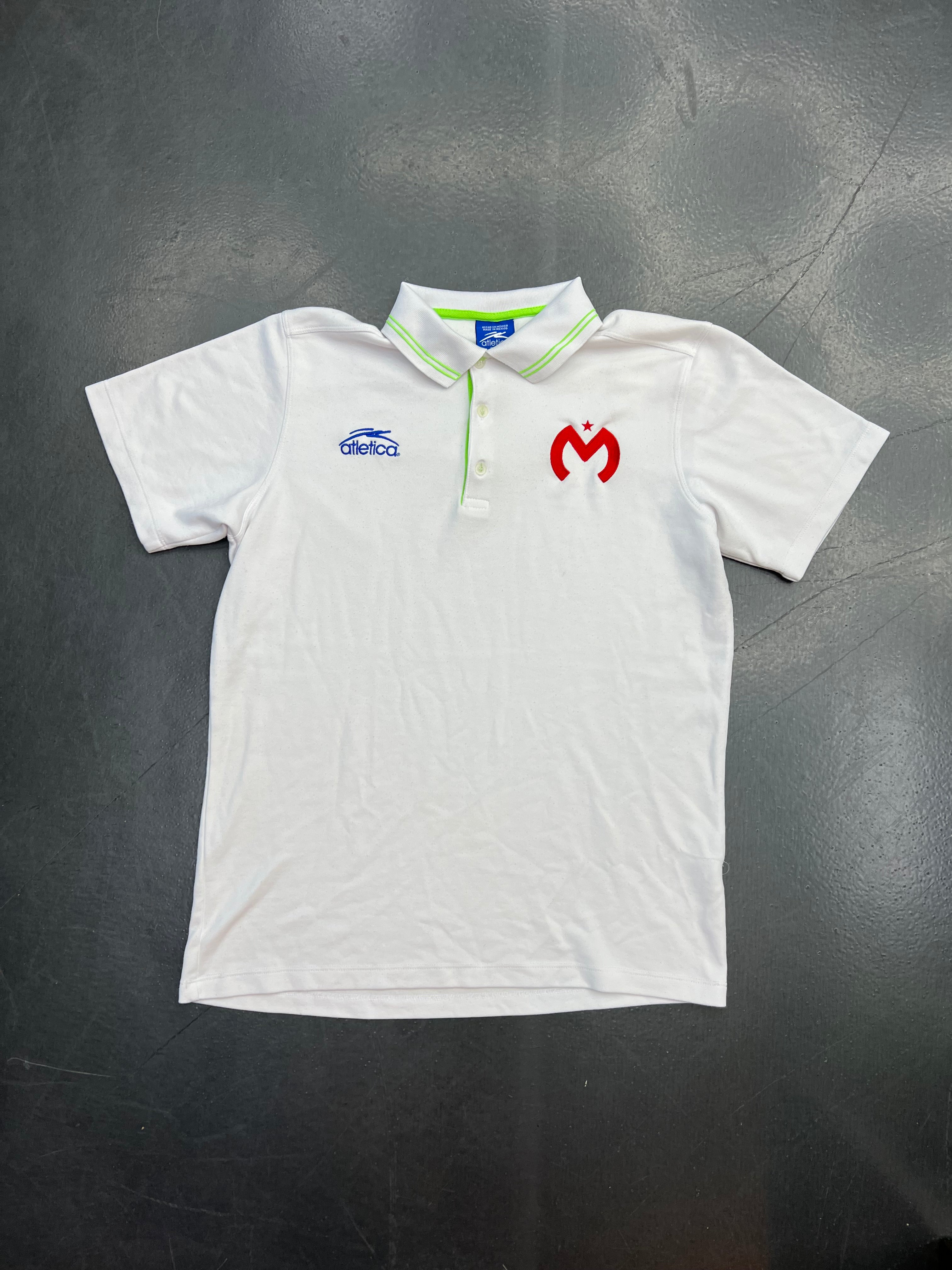 Atlética Monarcas Morelia White Polo Shirt