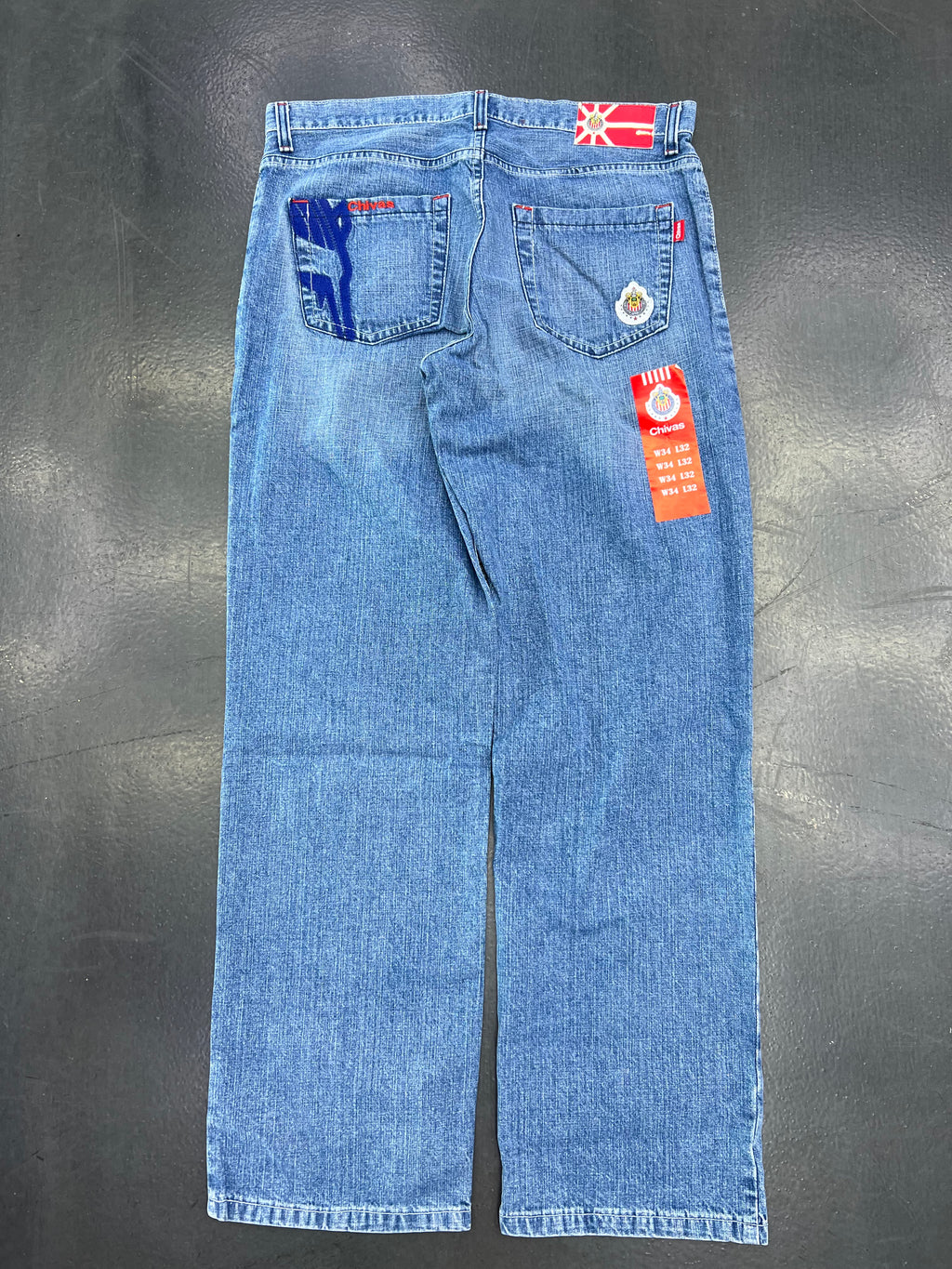 Club Chivas Vintage Y2K Goat Denim Jeans – Blue