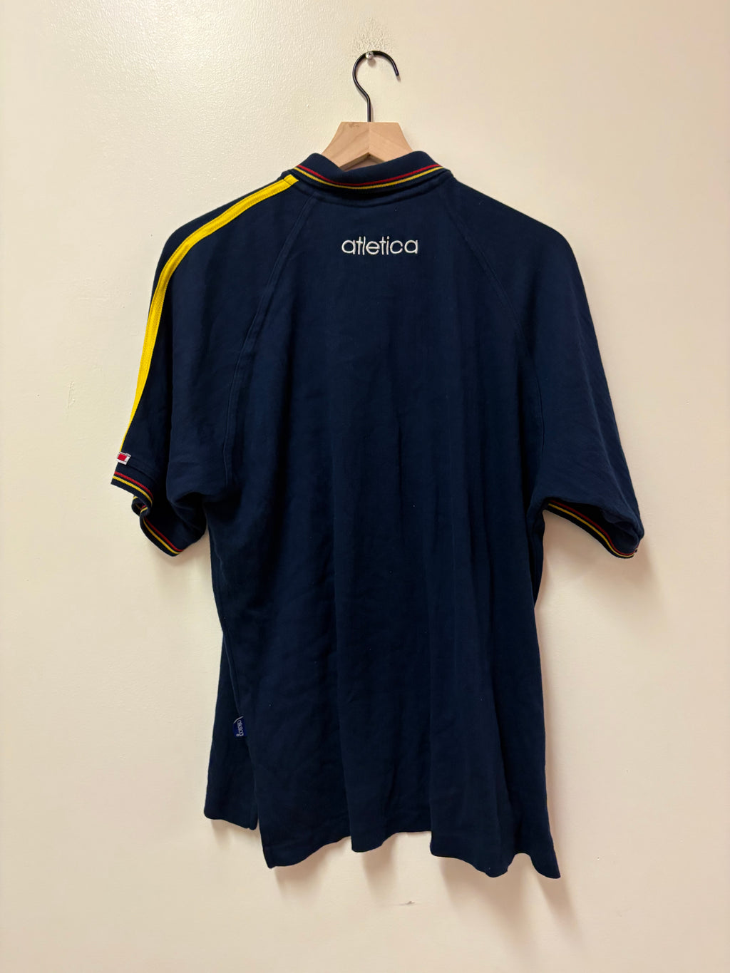 Atletica Monarcas Morelia Vintage Polo (Blue and Yellow)