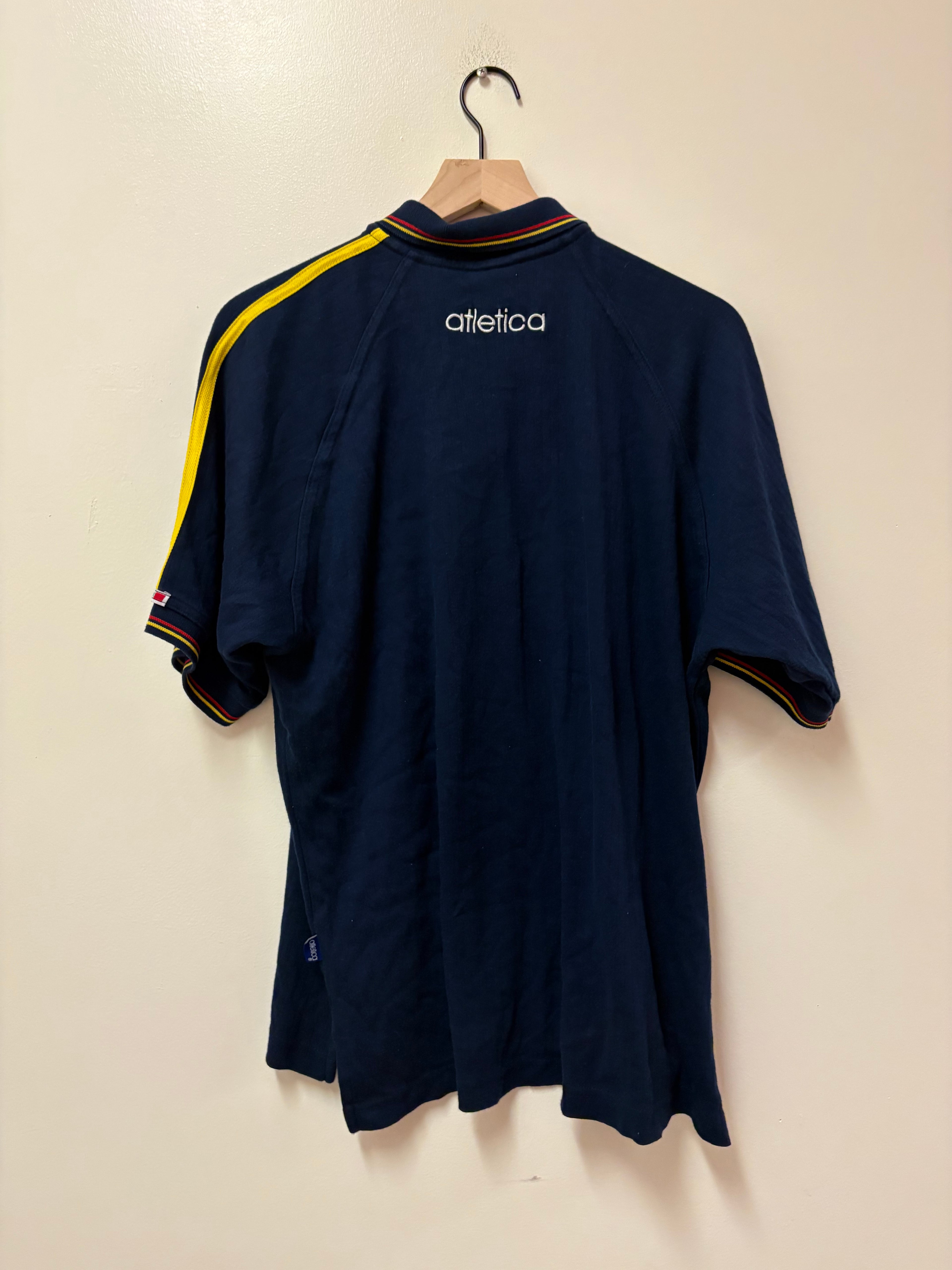 Atletica Monarcas Morelia Vintage Polo (Blue and Yellow)