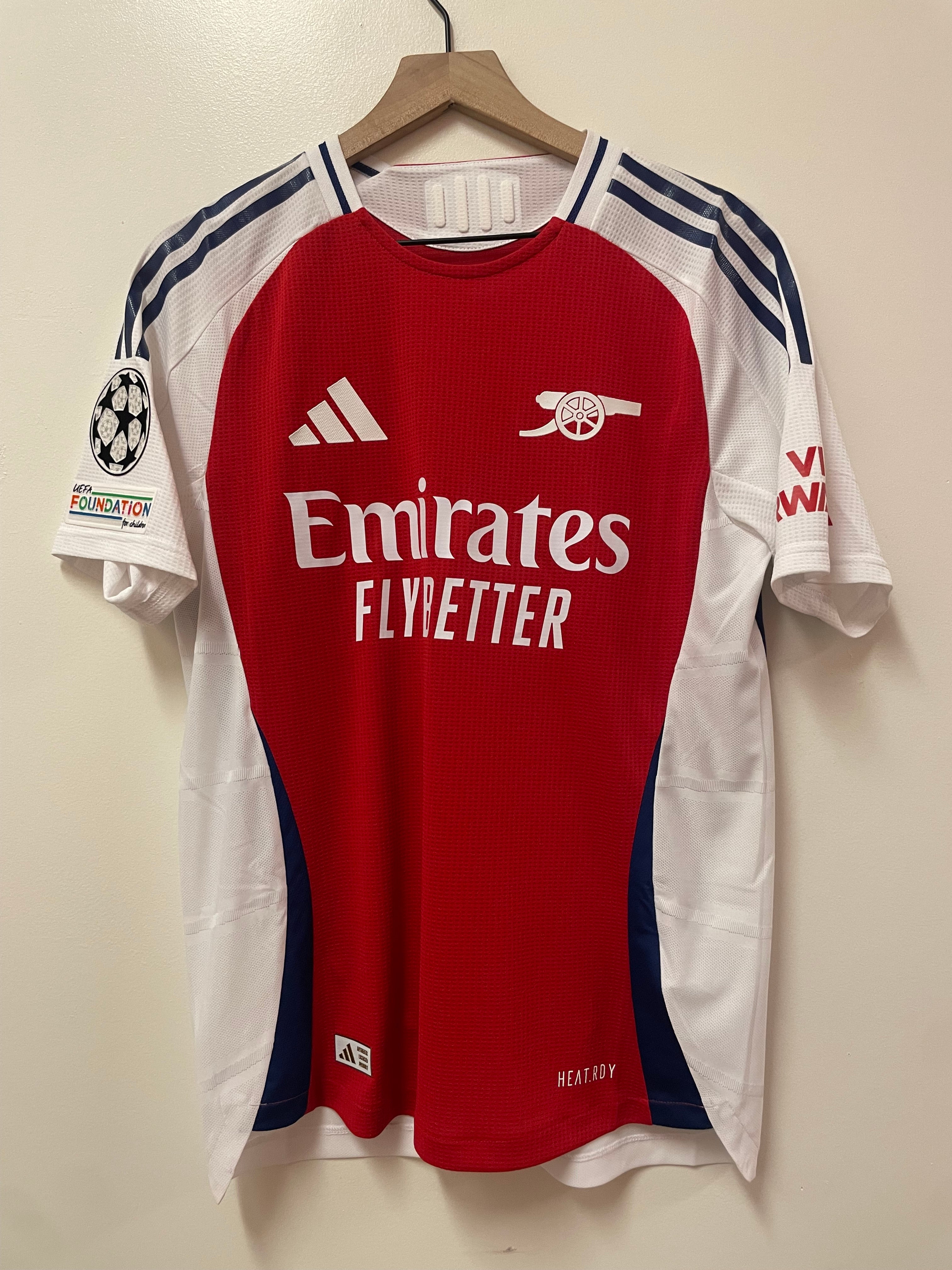 Adidas Arsenal 2024/25 Home Jersey – Declan Rice #41