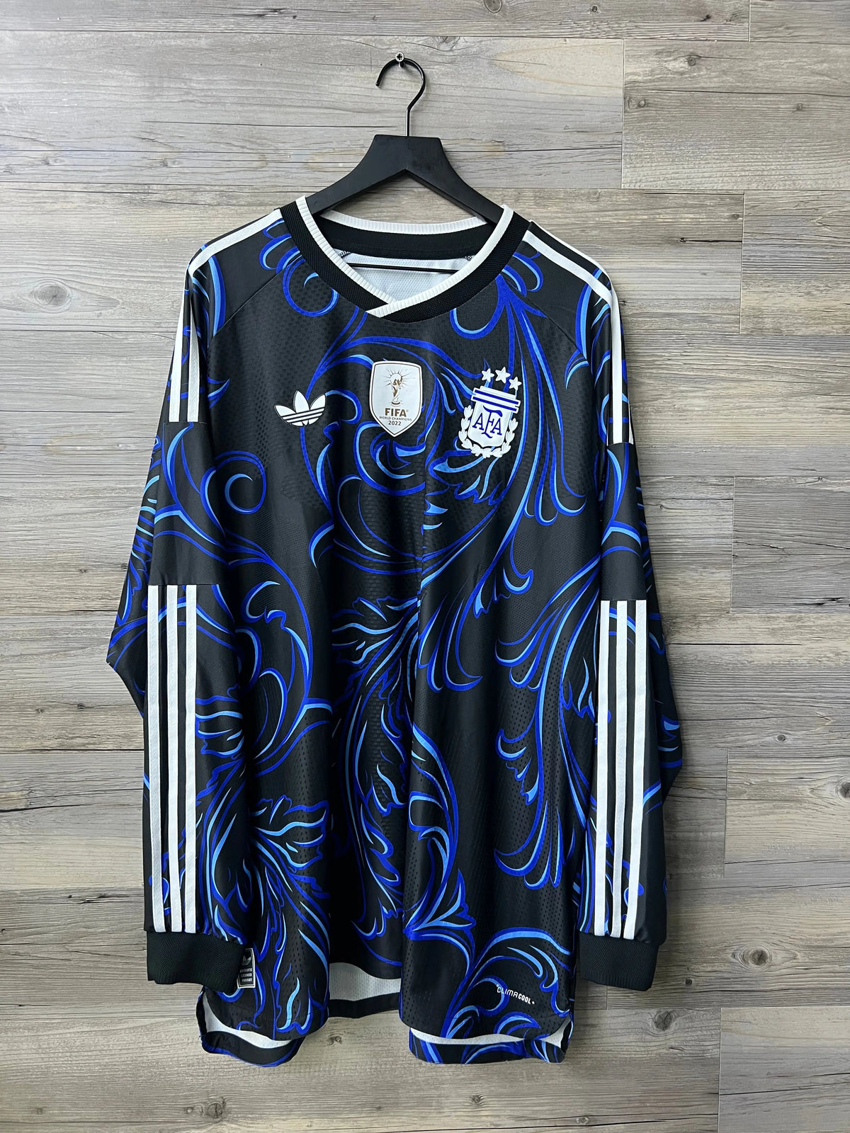 Adidas Argentina 2026 World Cup Away Authentic Long-Sleeve Jersey