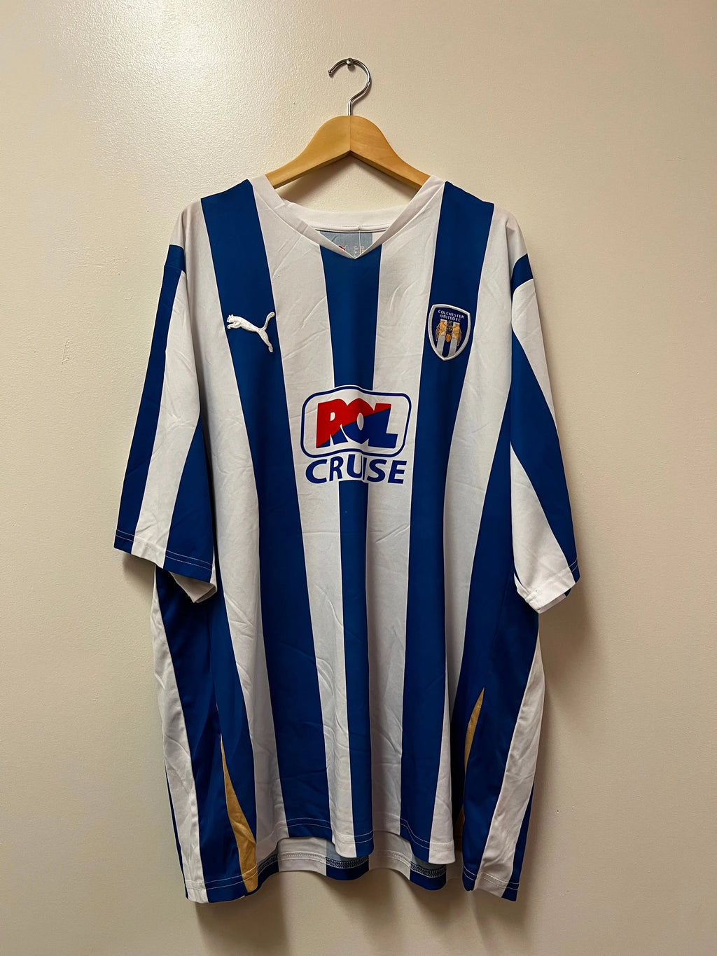 Puma Colchester United F.C. 2010-12 Home Jersey- Gillespie #18 STA Apparel