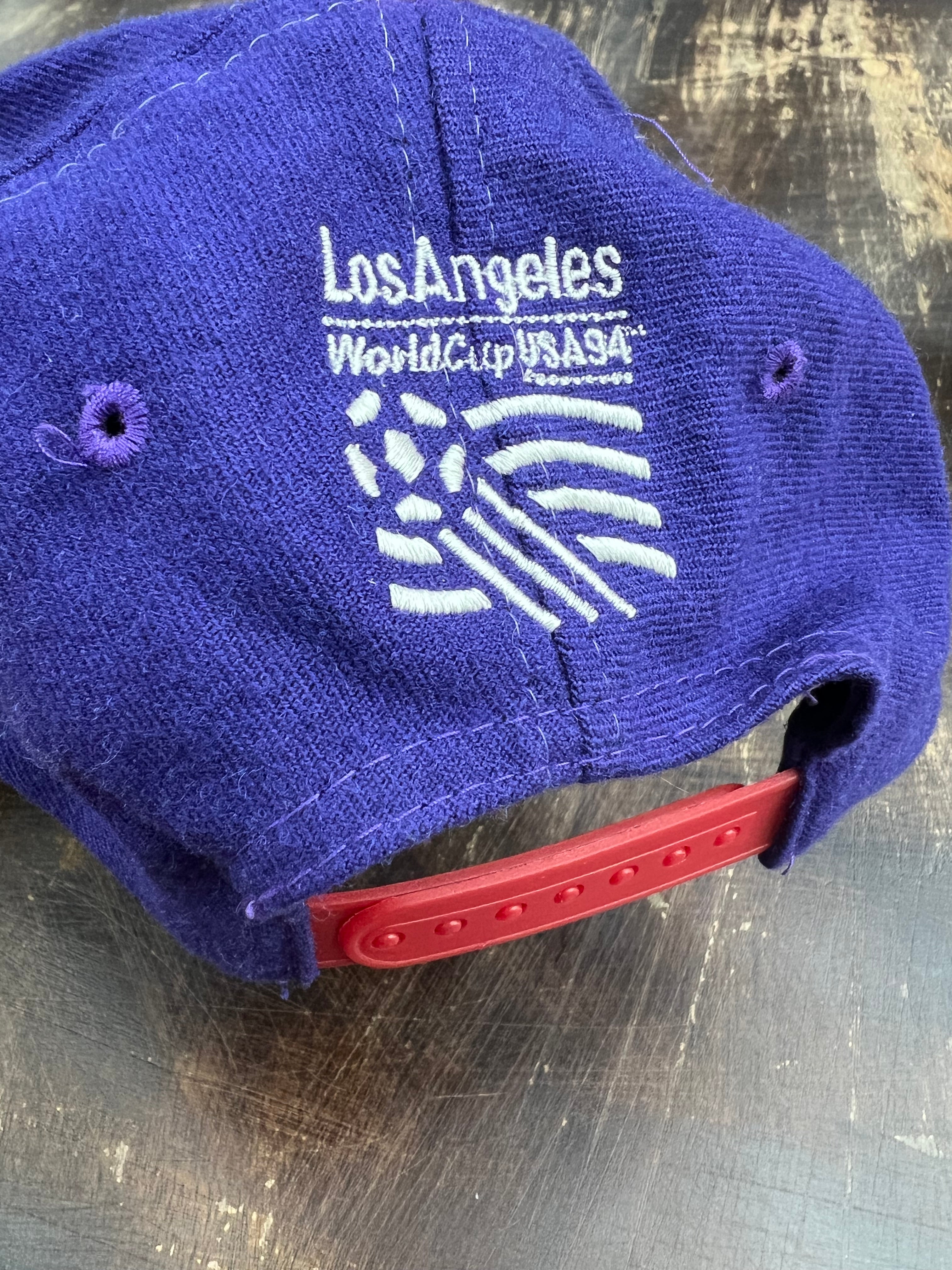 Los Angeles World Cup USA 1994 Vintage Snapback – Red & Purple Edition
