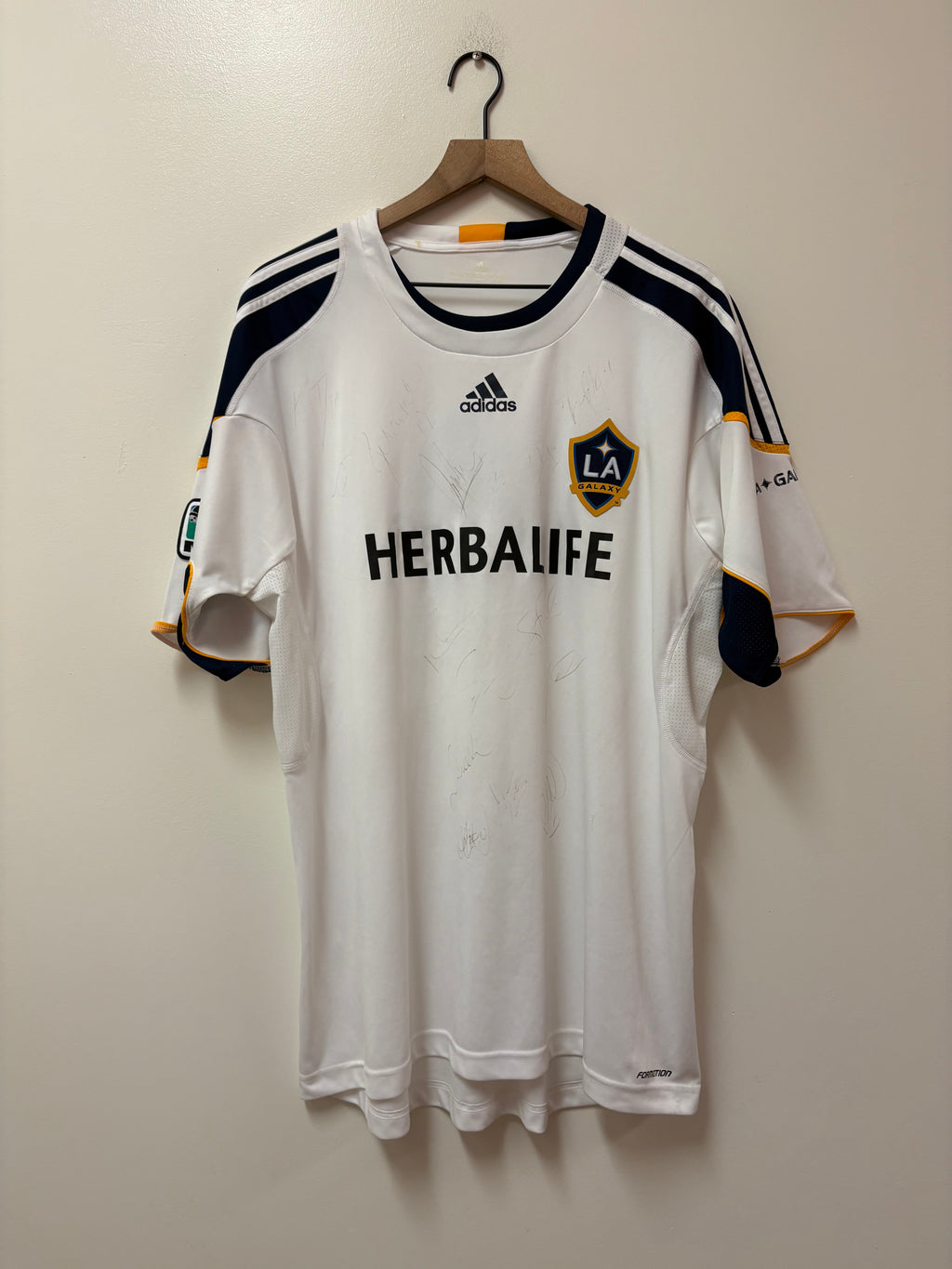 Adidas Los Angeles Galaxy 2010-11 Training Jersey - Signed Jersey