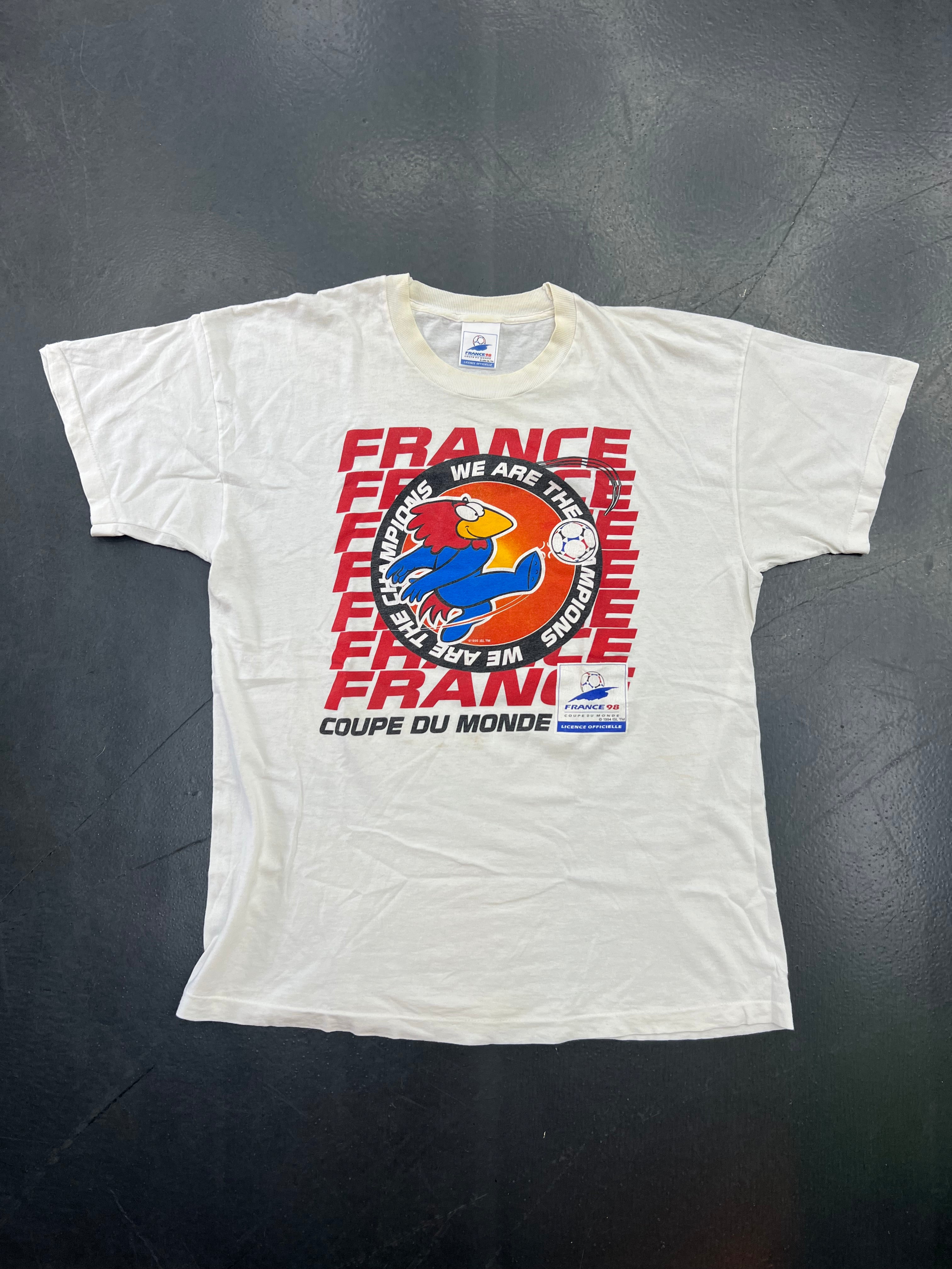 Vintage 1998 France FIFA World Cup T-Shirt – Official Licensed
