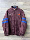 Atlética Monarcas Morelia Burgundy Puffer Jacket