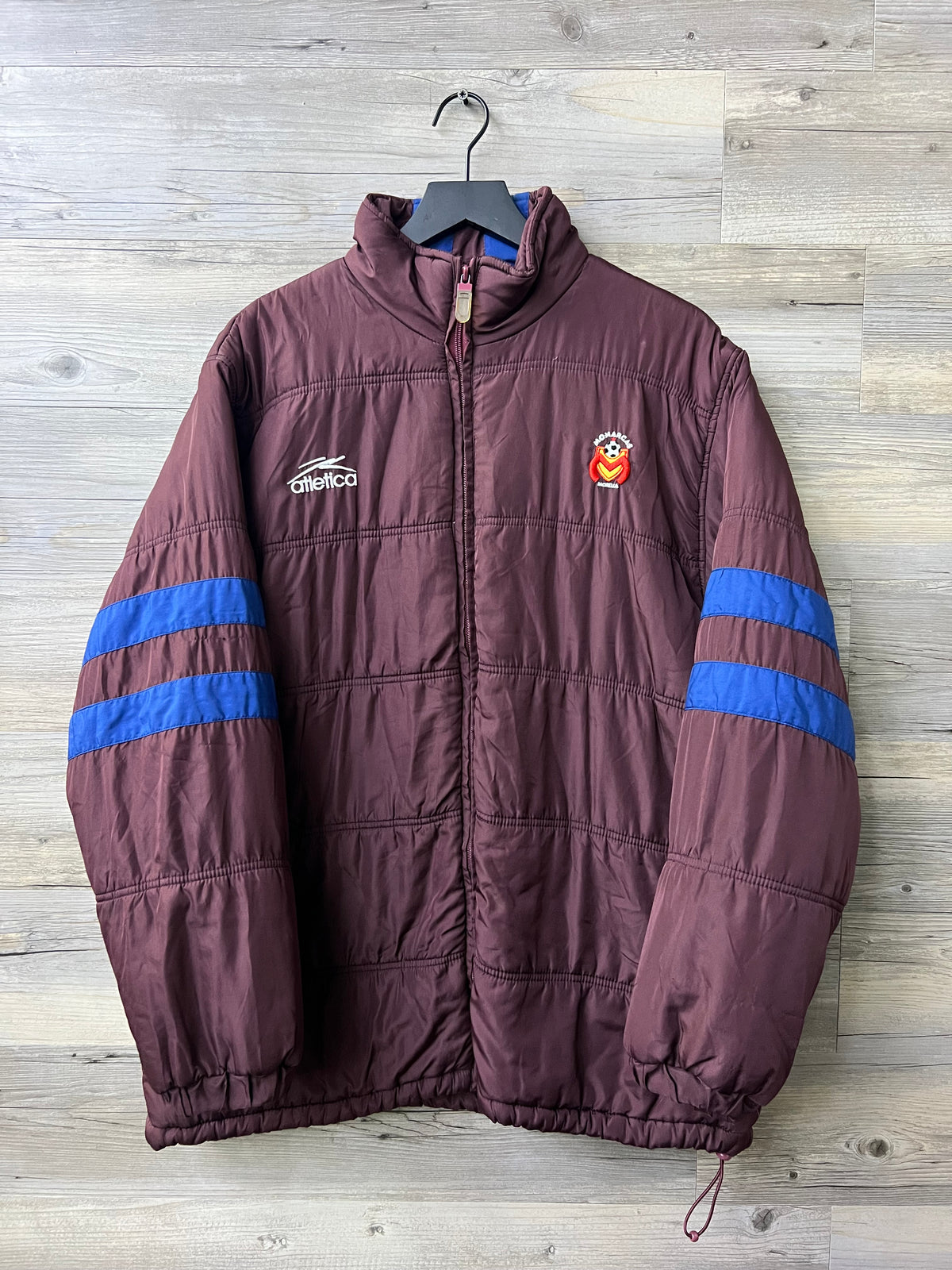 Atlética Monarcas Morelia Burgundy Puffer Jacket