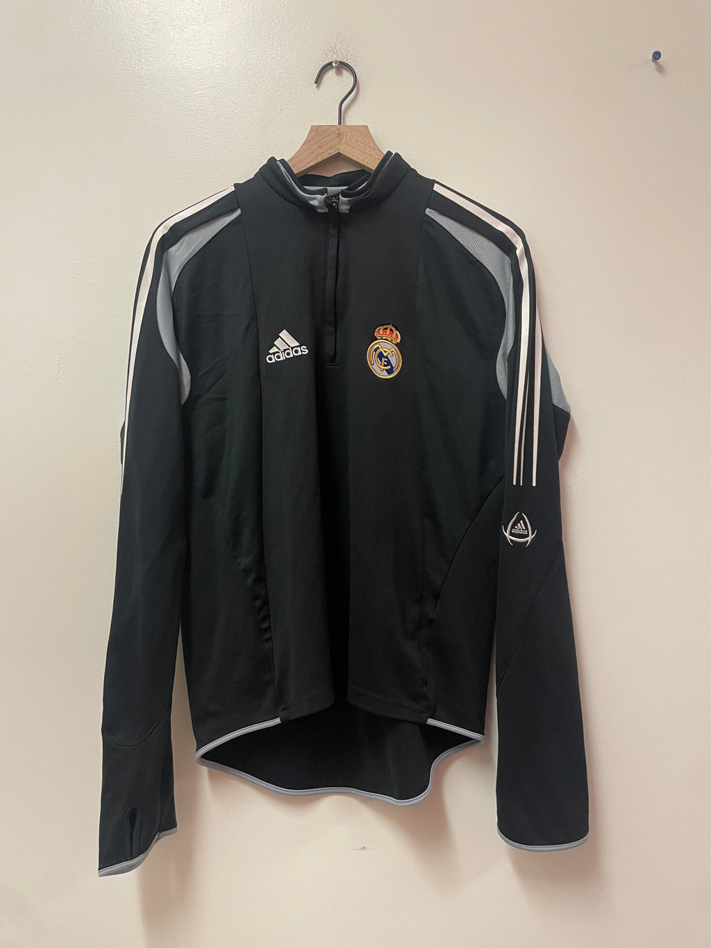 Adidas Real Madrid 2004/05 1/4 Zip Training Jacket