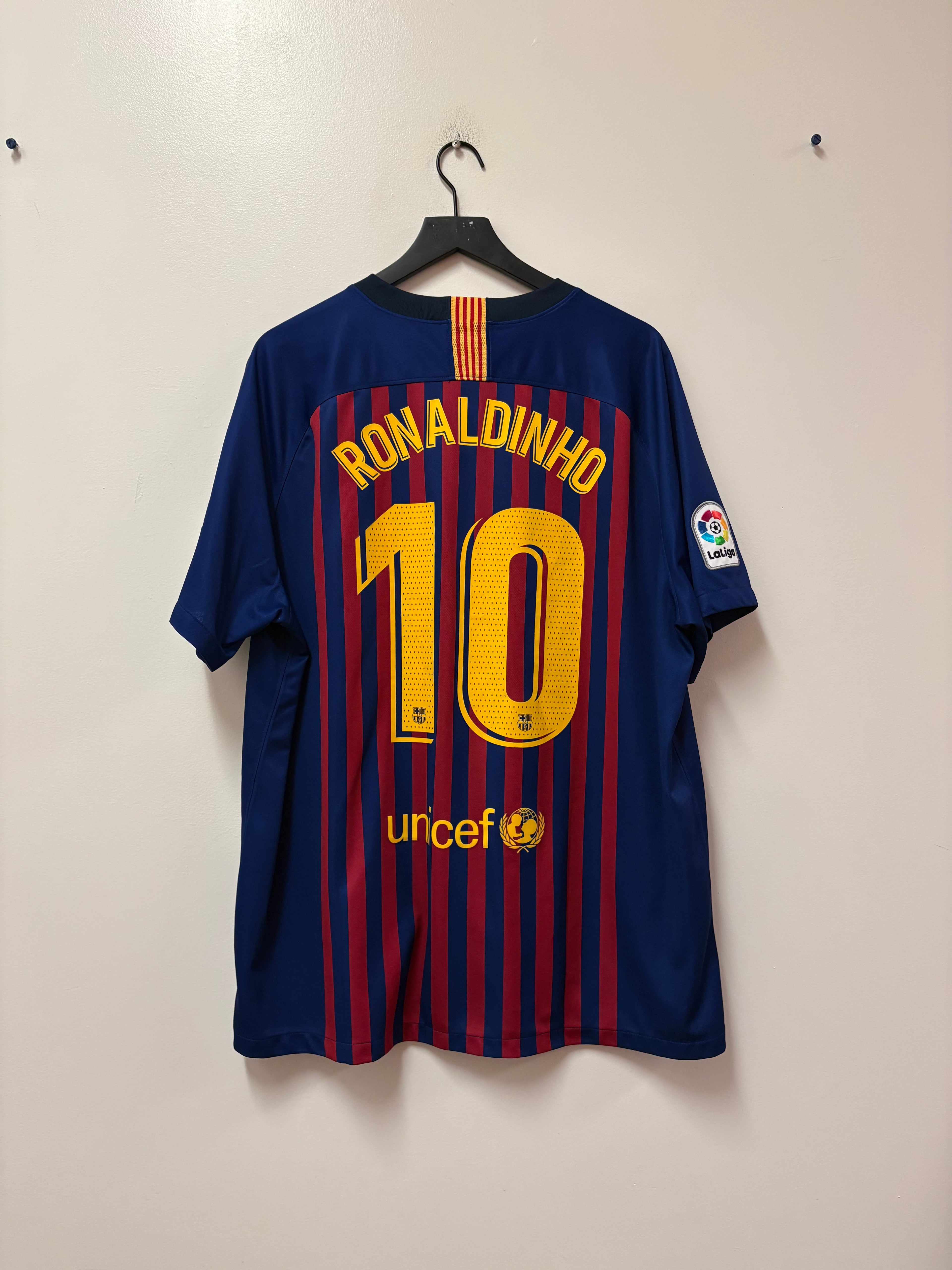 Nike F.C. Barcelona 2018-19 Home Jersey- Ronaldinho #10