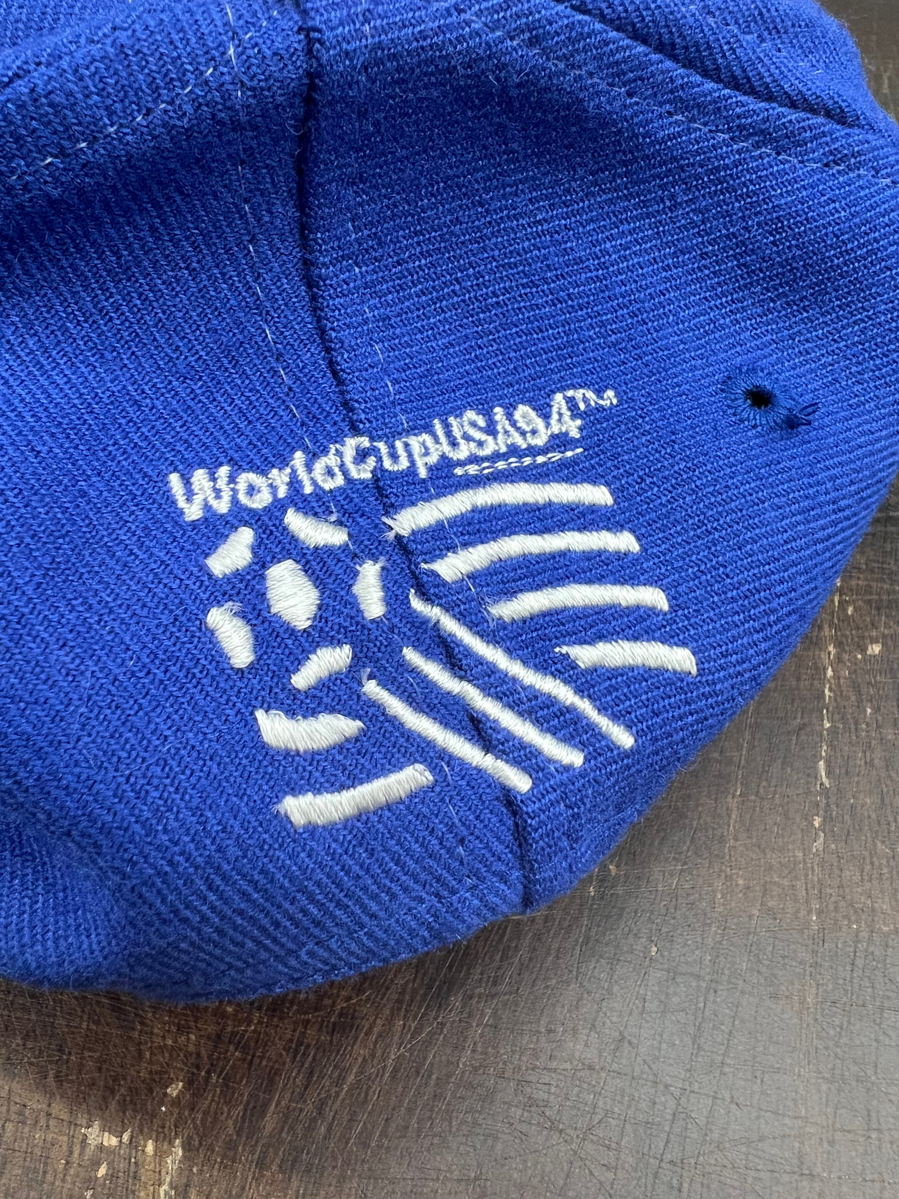 England World Cup USA 1994 Vintage Apex Snapback Hat — Red/Blue