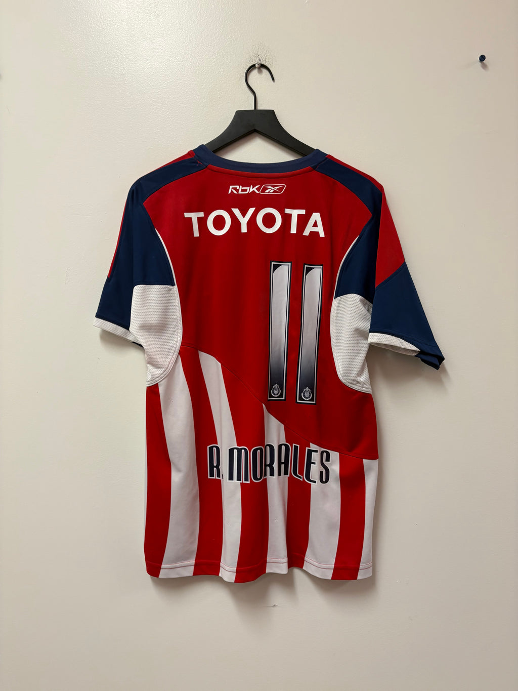 Reebok Chivas 2007-08 Home Jersey- R. Morales #11