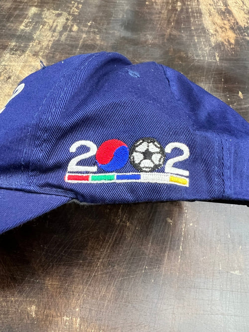 2002 World Cup Korea Script Brim Snapback – Navy - STA Apparel - World cup