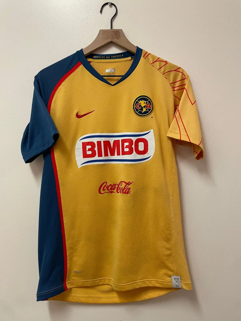 2007–08 Nike Club América Home Jersey — Salvador Cabañas 9 - STA Apparel - America