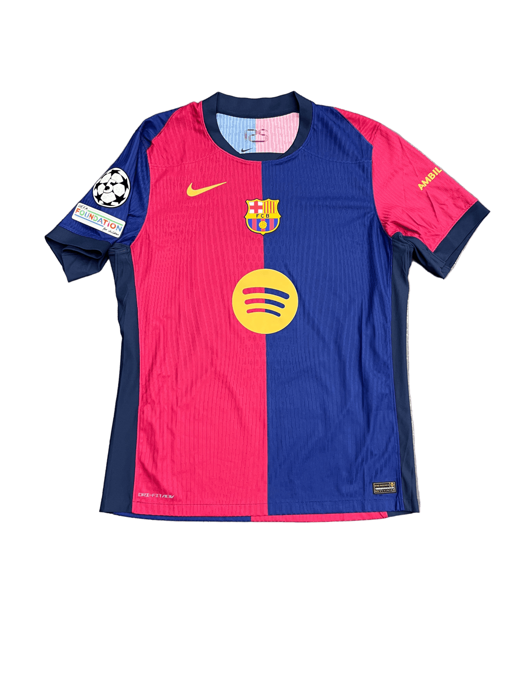 2024/25 Nike FC Barcelona 19 LAMINE YAMAL UEFA Champions League Home Soccer - STA Apparel - 