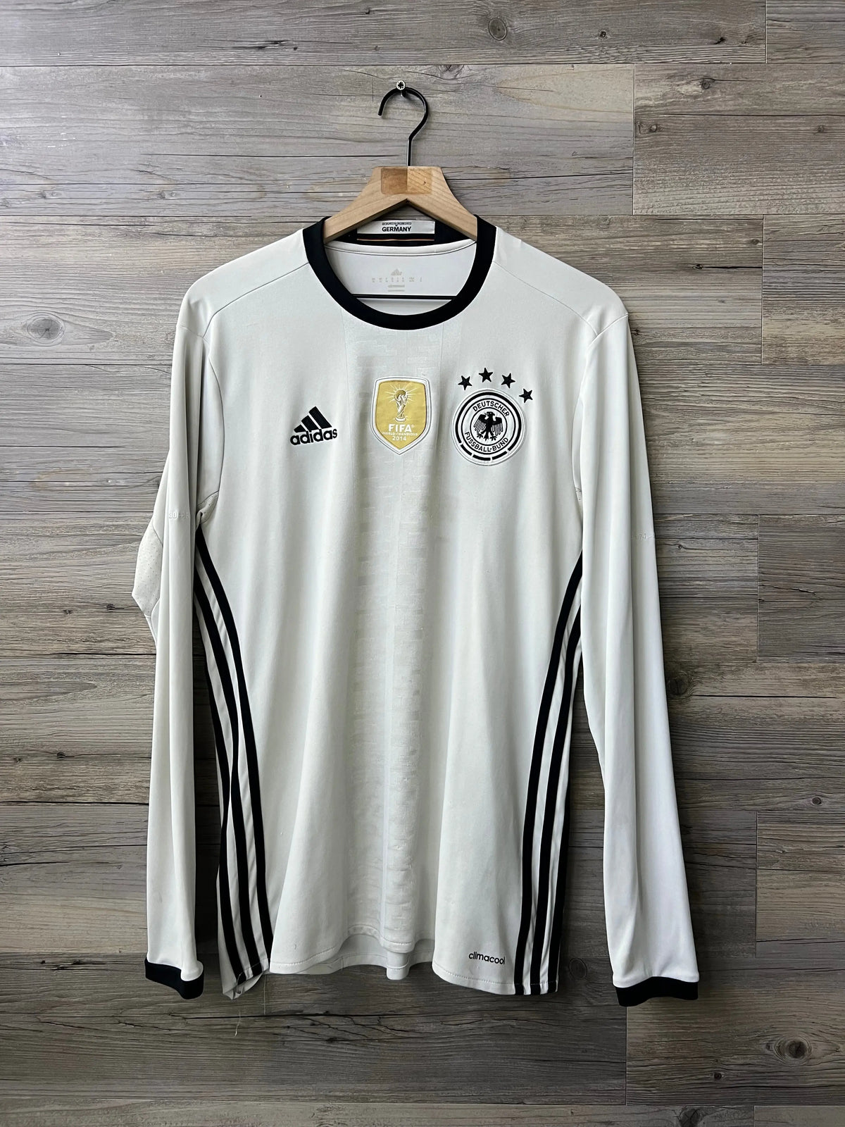 Adidas Germany 2016 Euro Home Long-Sleeve Jersey – White