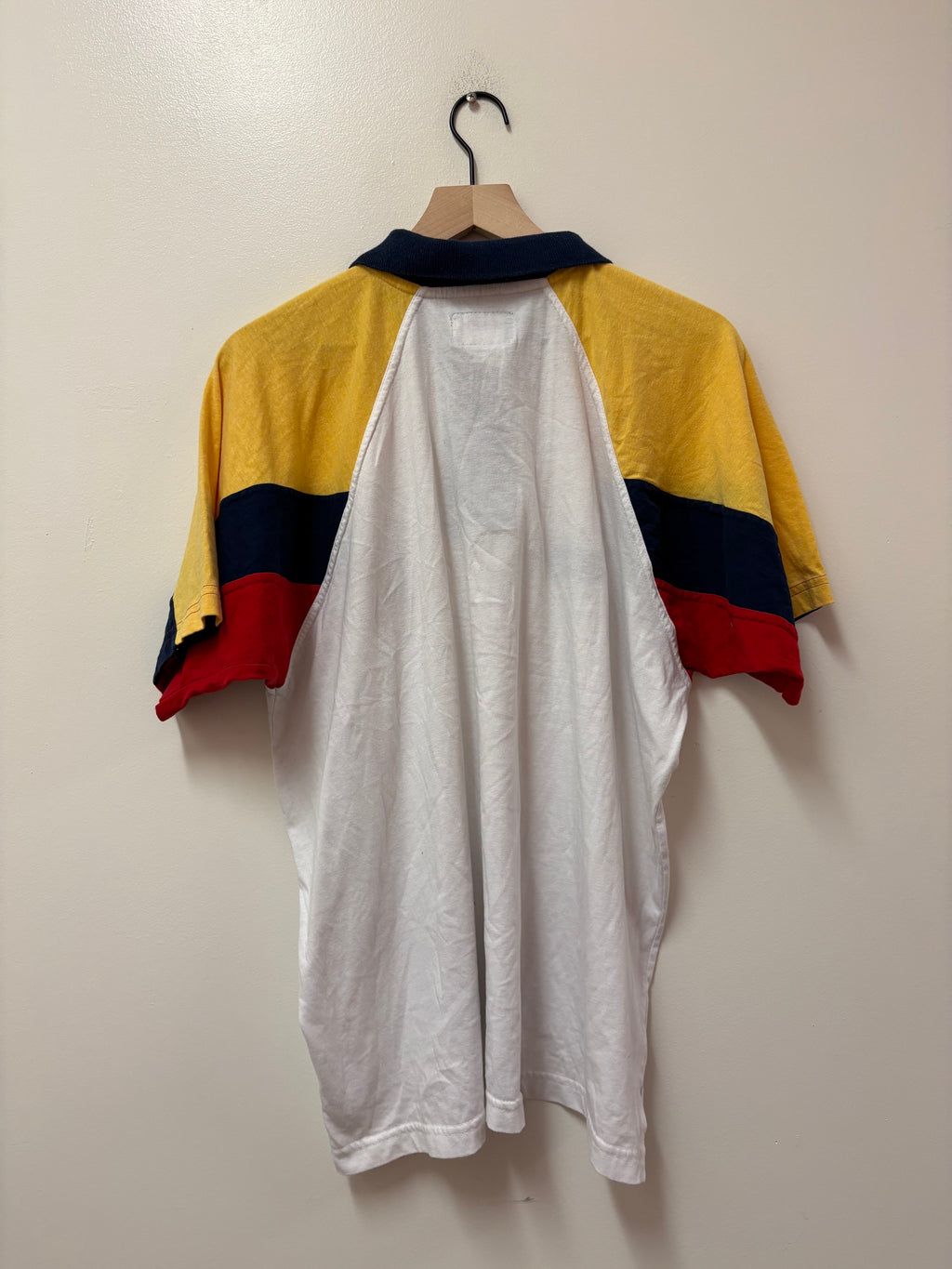 Atletica Monarcas Morelia Vintage Polo (Yellow Red Blue)