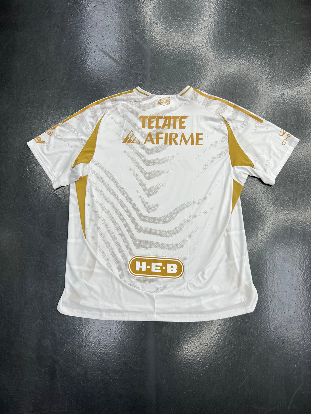 Adidas Tigres UANL 24/25 Third Jersey – White/Gold (HEAT.RDY Match Version)