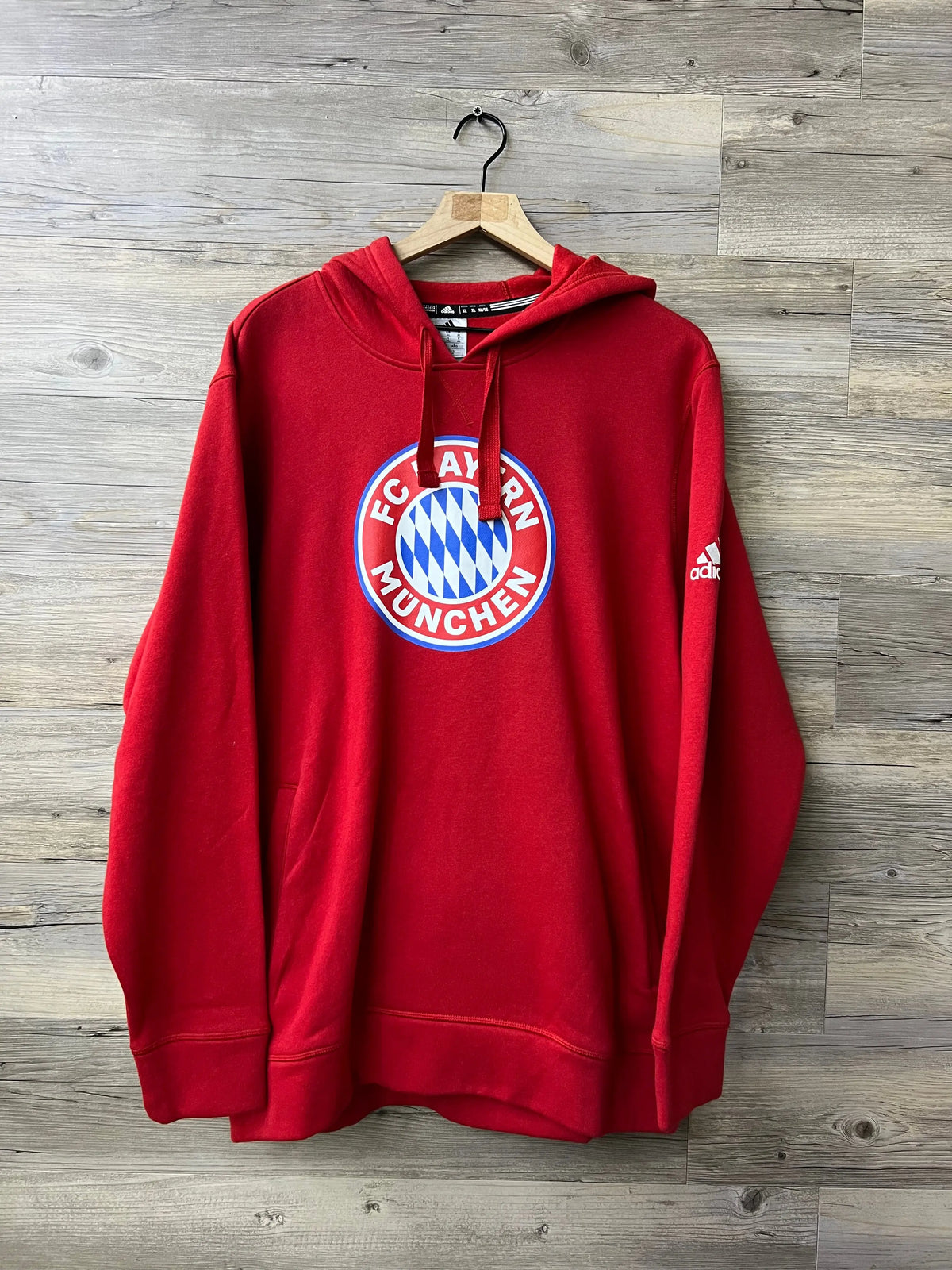 Adidas FC Bayern München Red Crest Pullover Hoodie