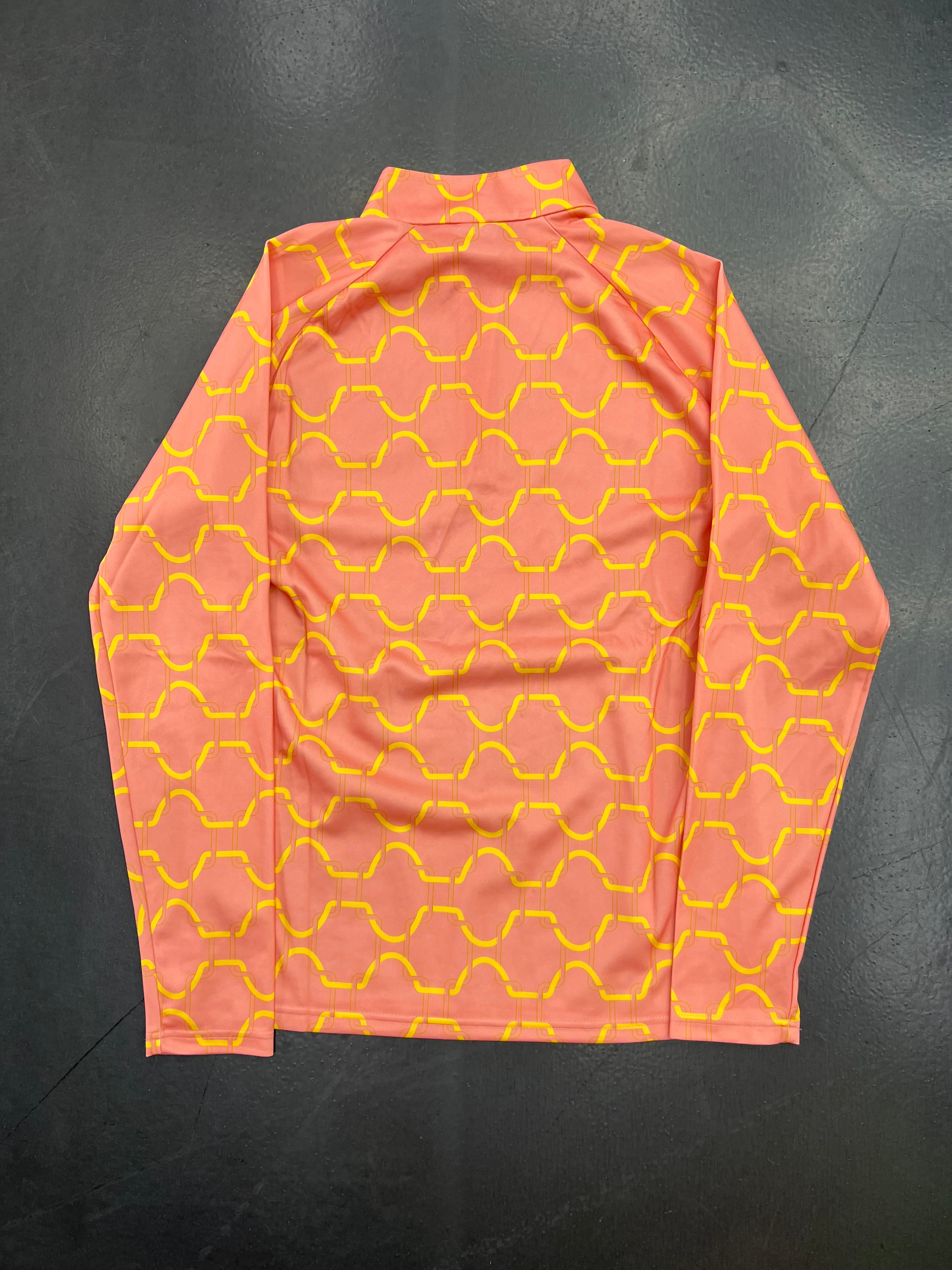 PUMA AC Milan 2025/26 Pre-Match Quarter-Zip (Peach/Yellow)