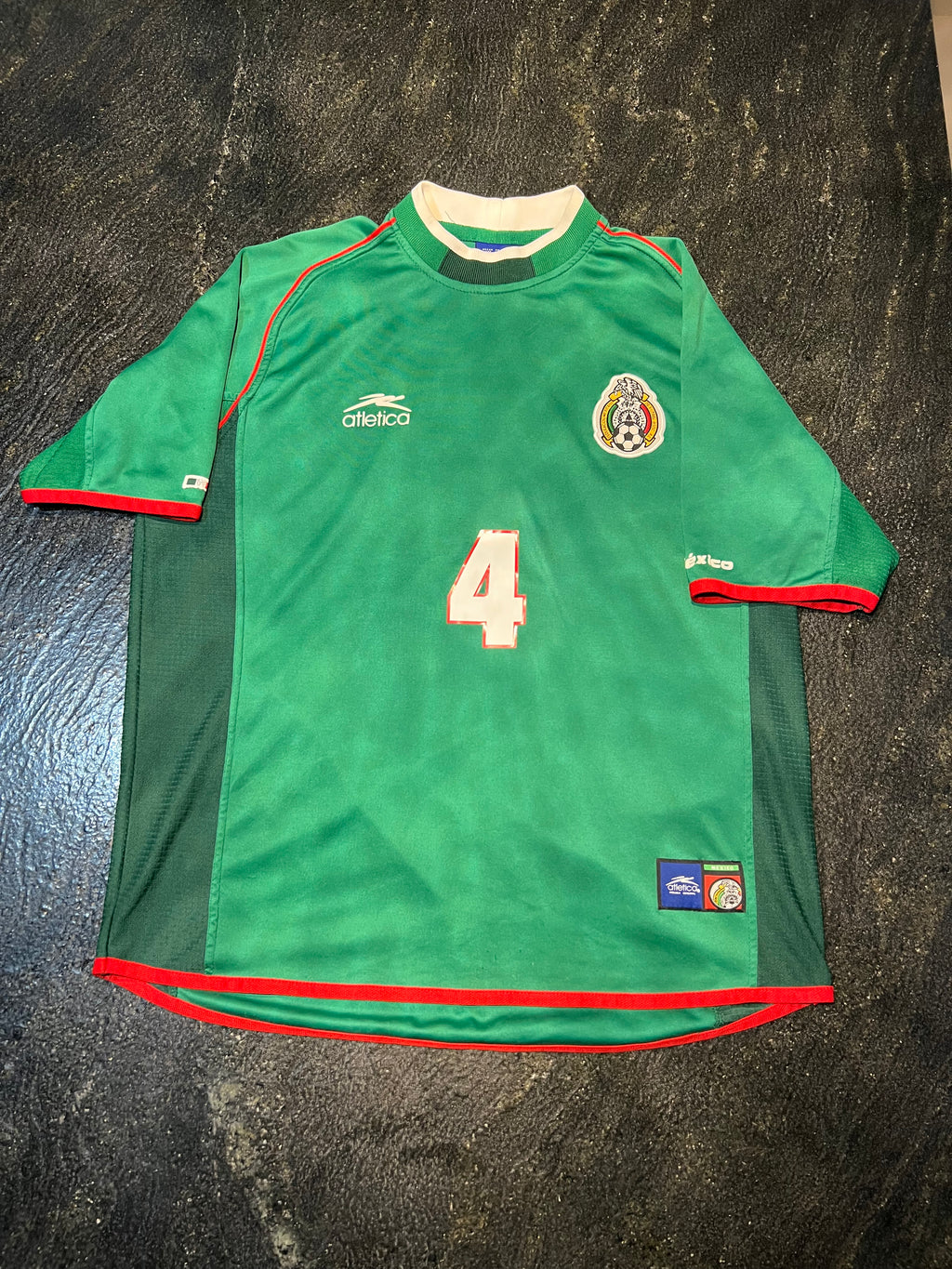Atletica Mexico 2002 World Cup Home Jersey – Rafael Márquez #4