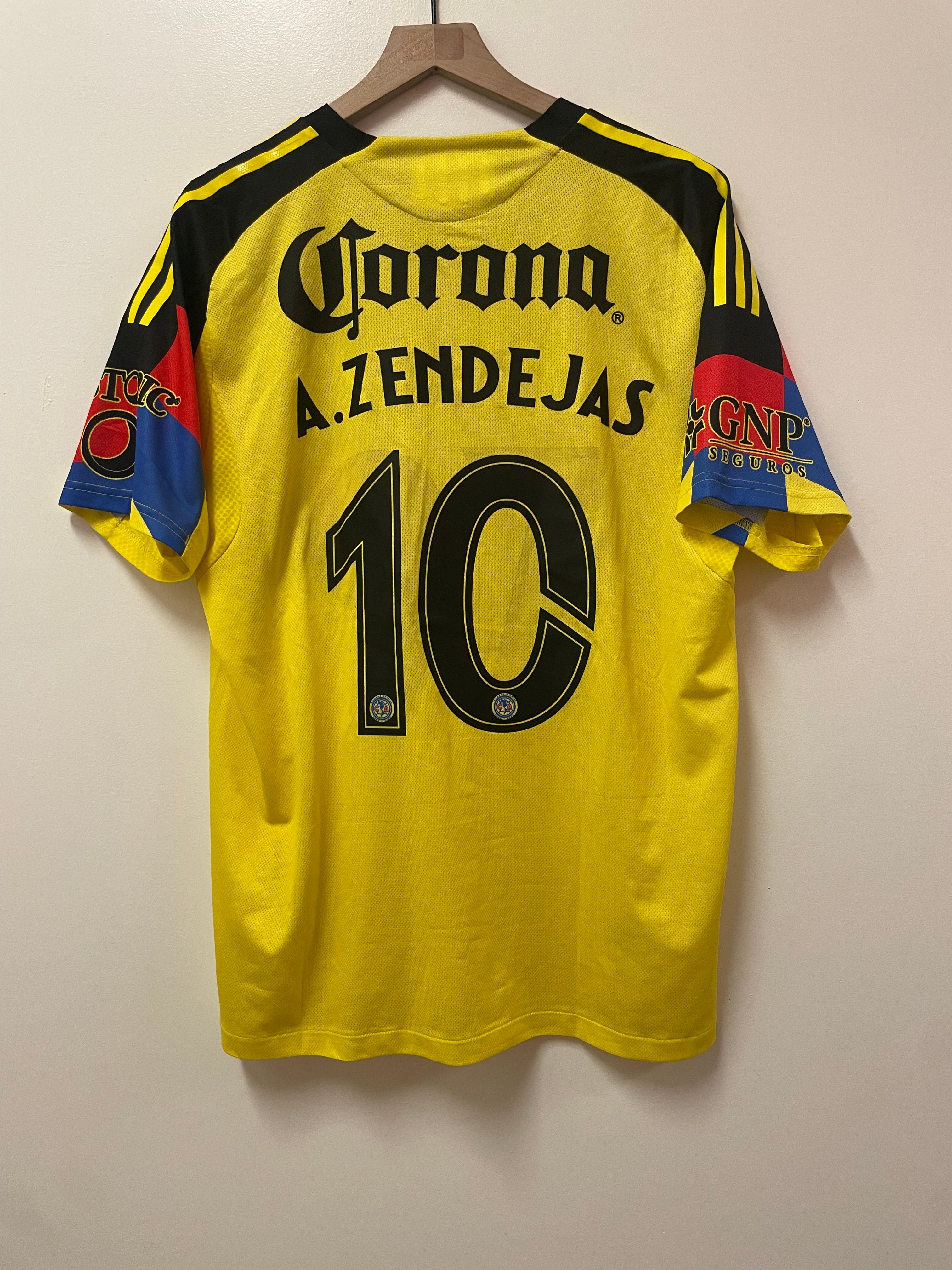 Adidas Club América 2025/26 Home Jersey – Alejandro Zendejas #10