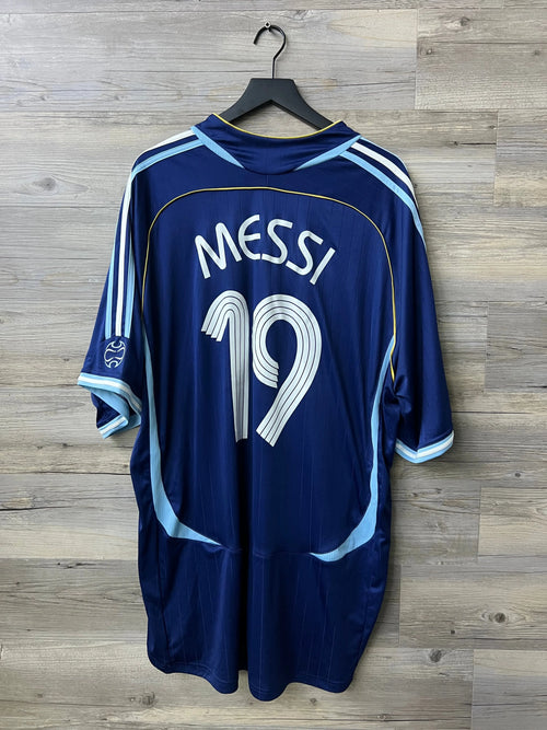 Adidas Argentina 2006 Away Jersey Reissue – Lionel Messi #19 STA Apparel