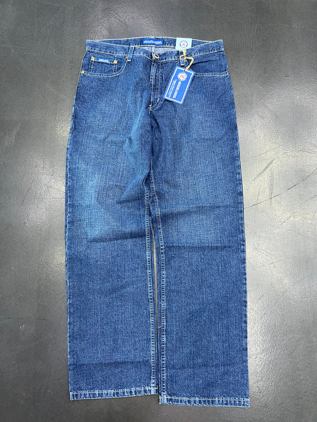Club Cruz Azul Vintage Y2K Liga MX Denim Jeans – Crest Pocket Dark Wash