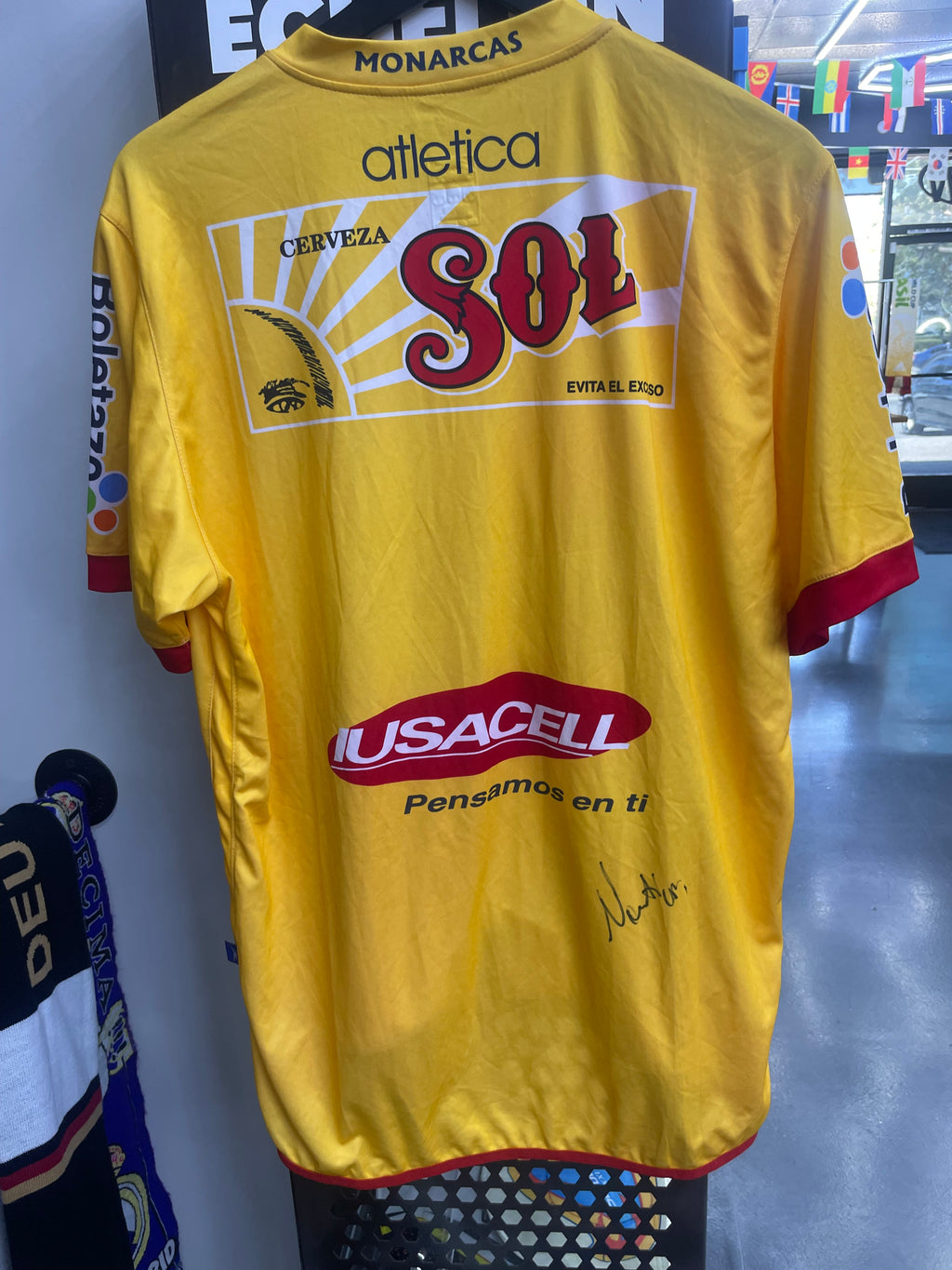 Atletico Monarcas Morelia 2007-09 Home Jersey - (SIGNED JERSEY)