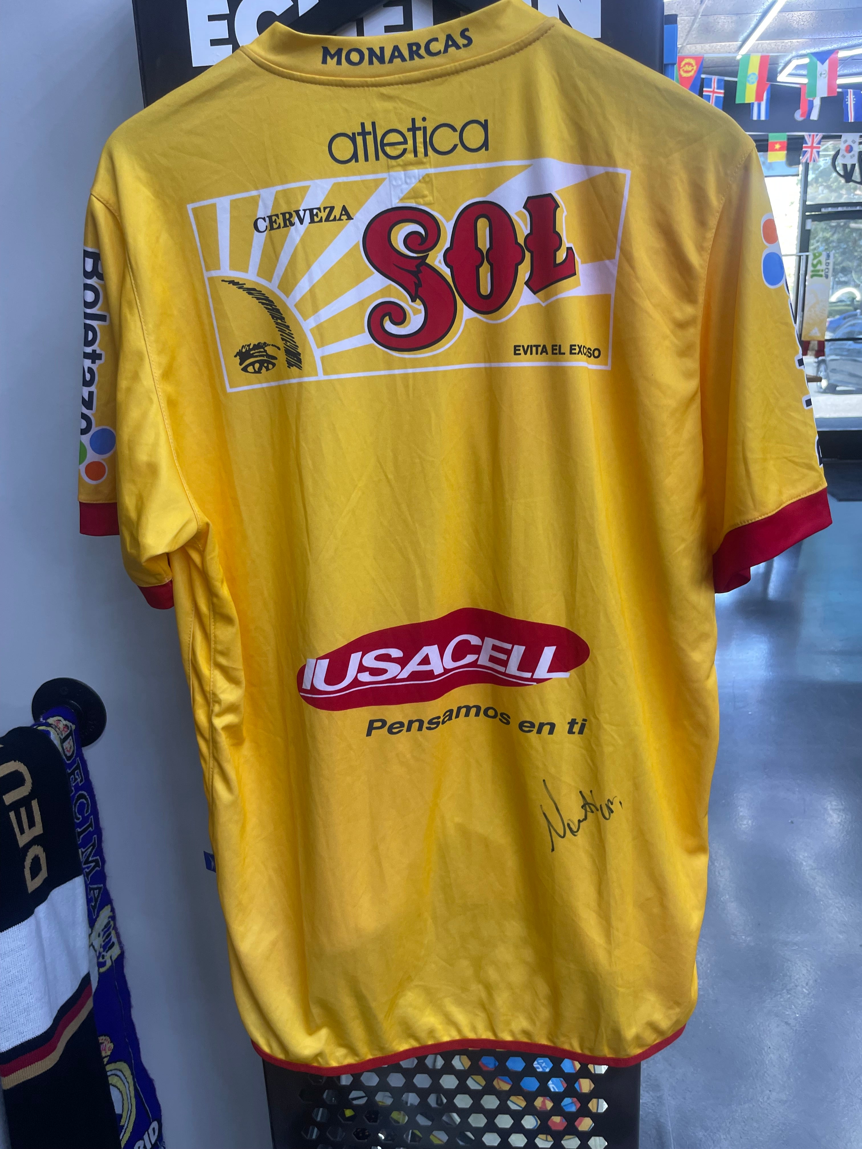 Atletico Monarcas Morelia 2007-09 Home Jersey - (SIGNED JERSEY)