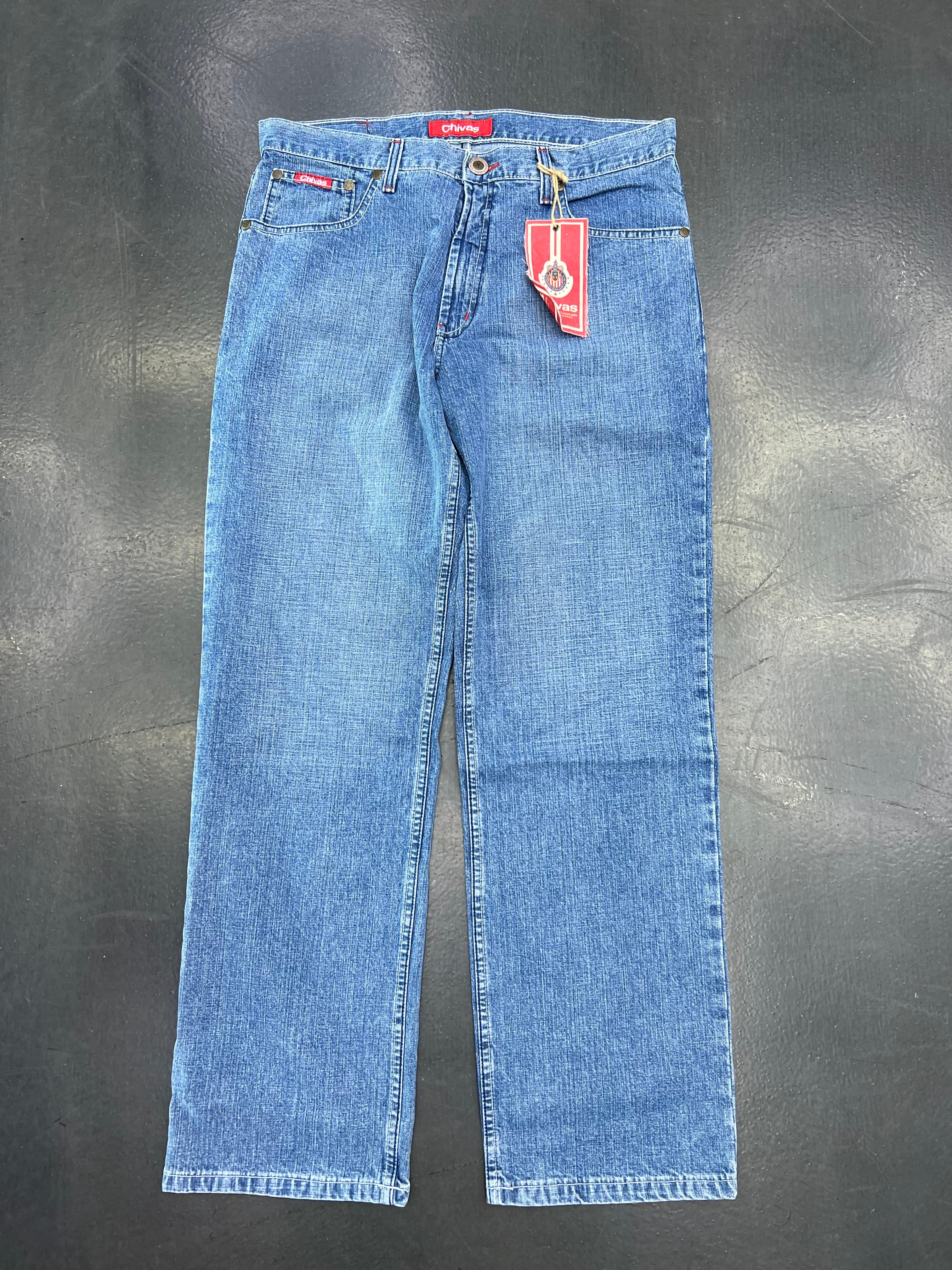 Club Chivas Vintage Y2K Goat Denim Jeans – Blue