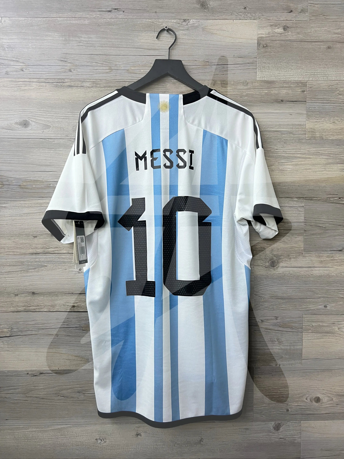 Adidas Argentina 2022 World Cup Final Home Jersey – Lionel Messi #10 – New With Tags STA Apparel