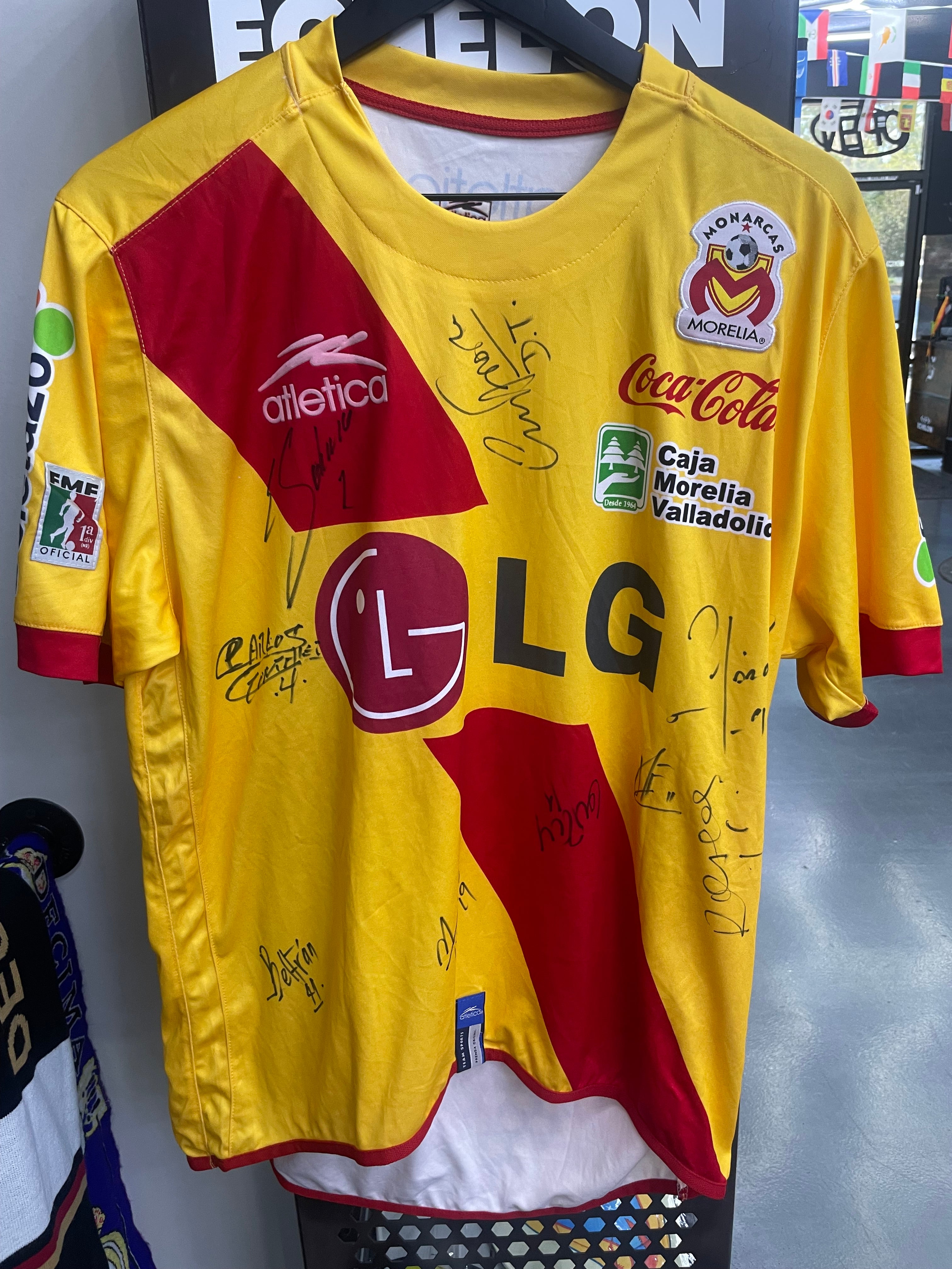 Atletico Monarcas Morelia 2007-09 Home Jersey - (SIGNED JERSEY)
