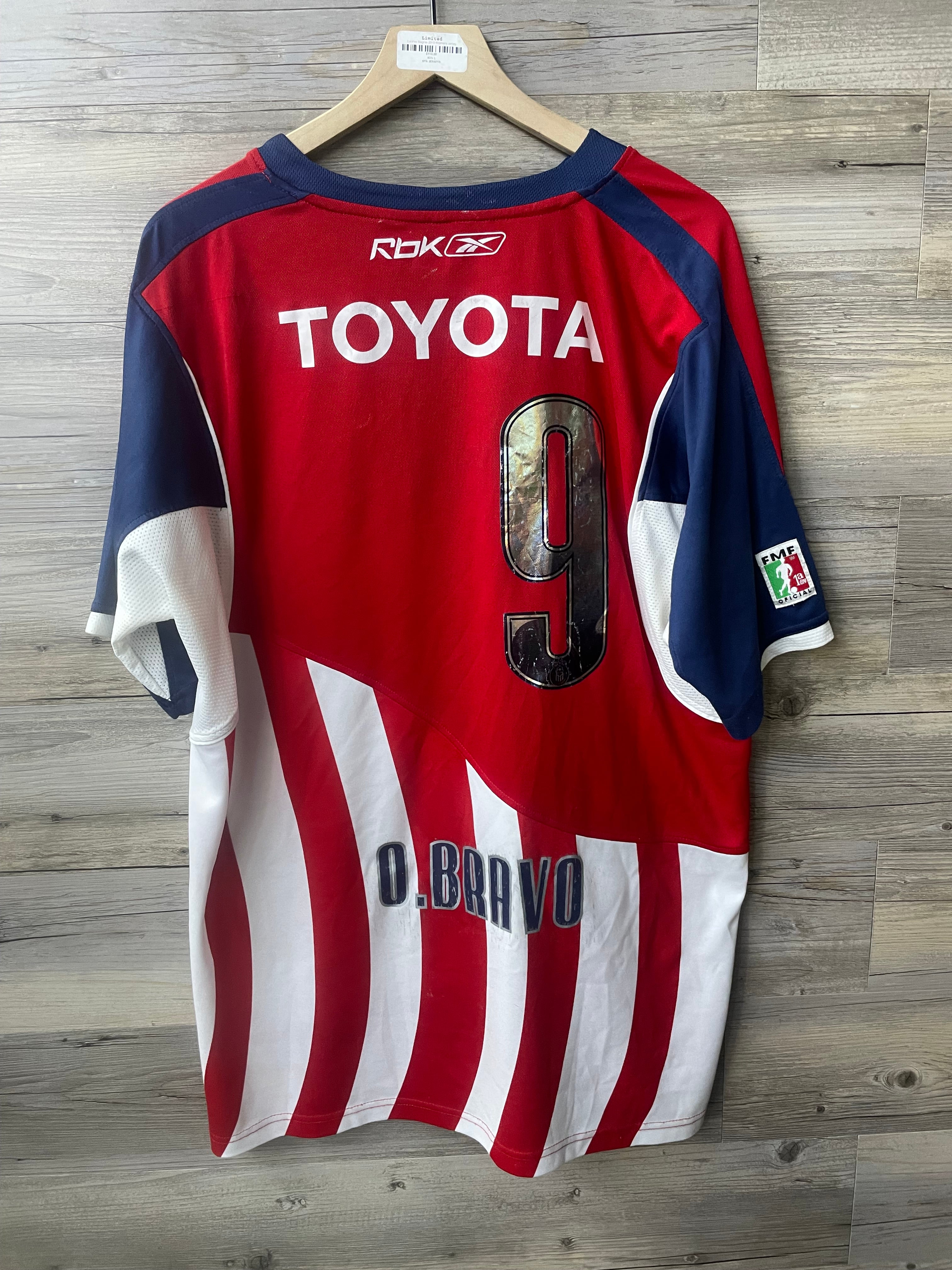 Reebok Chivas de Guadalajara 2007–08 Home Jersey – Omar Bravo #9