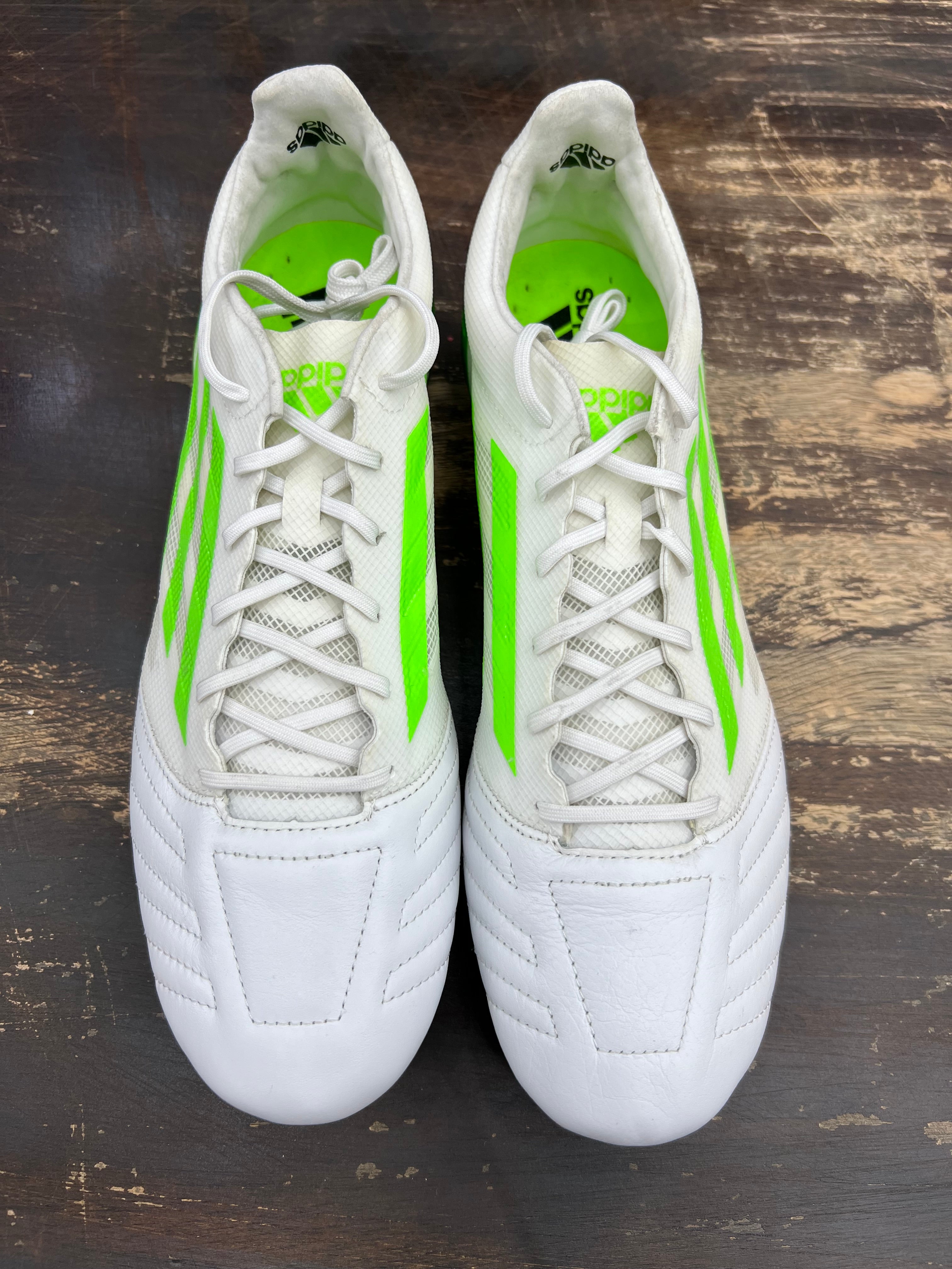 Adidas X Speedportal 99 Leather .1 FG – Ftwr White / Solar Green