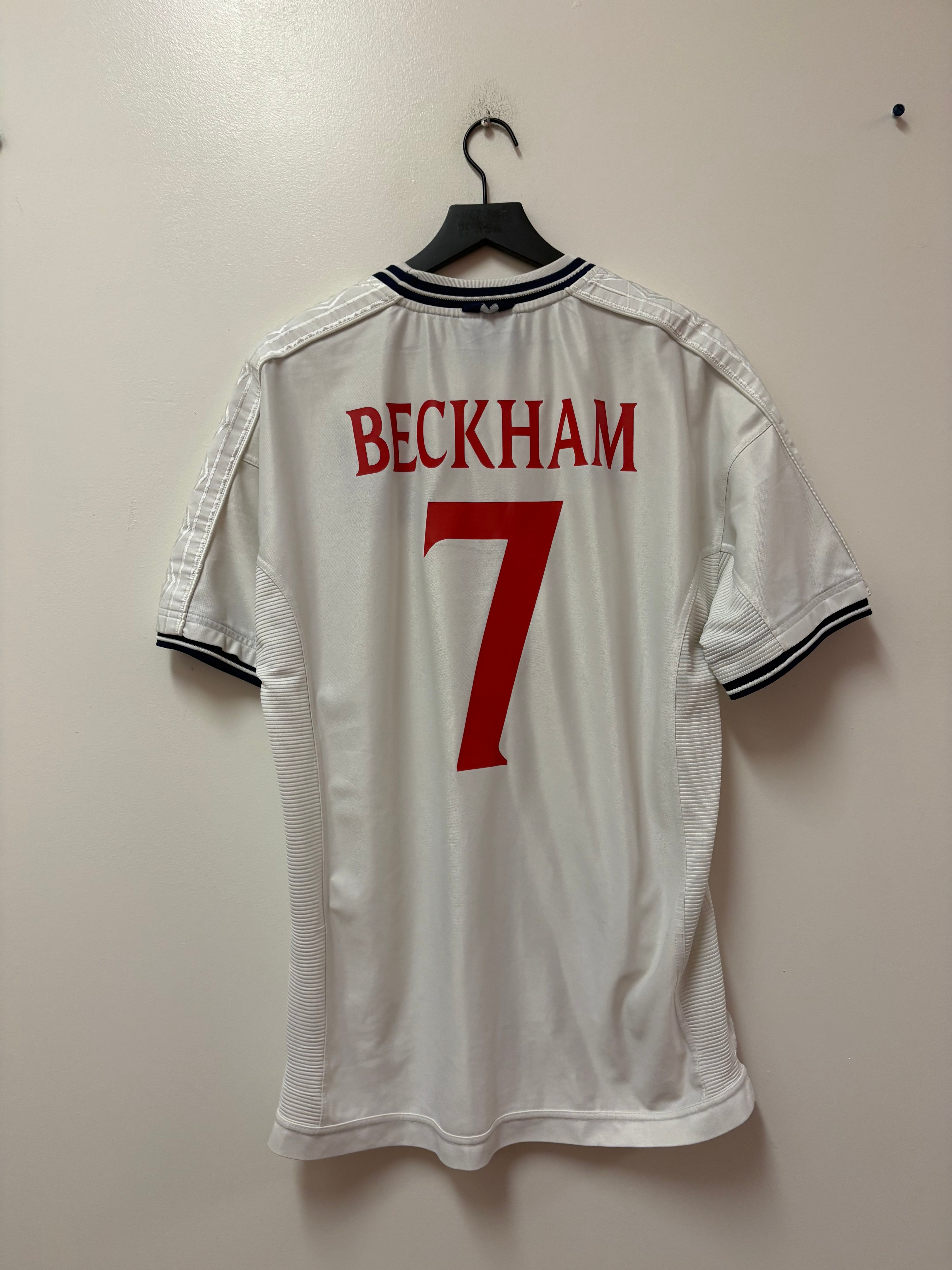 Umbro England 1999-01 Home Jersey- Beckham #7