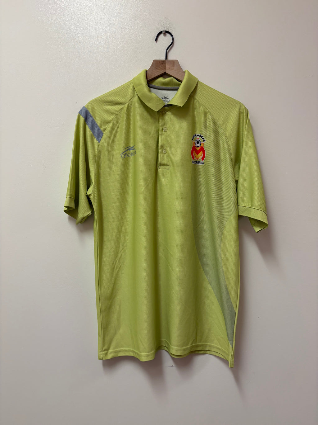 Atletica Monarcas Morelia Vintage Polo (Neon Green)