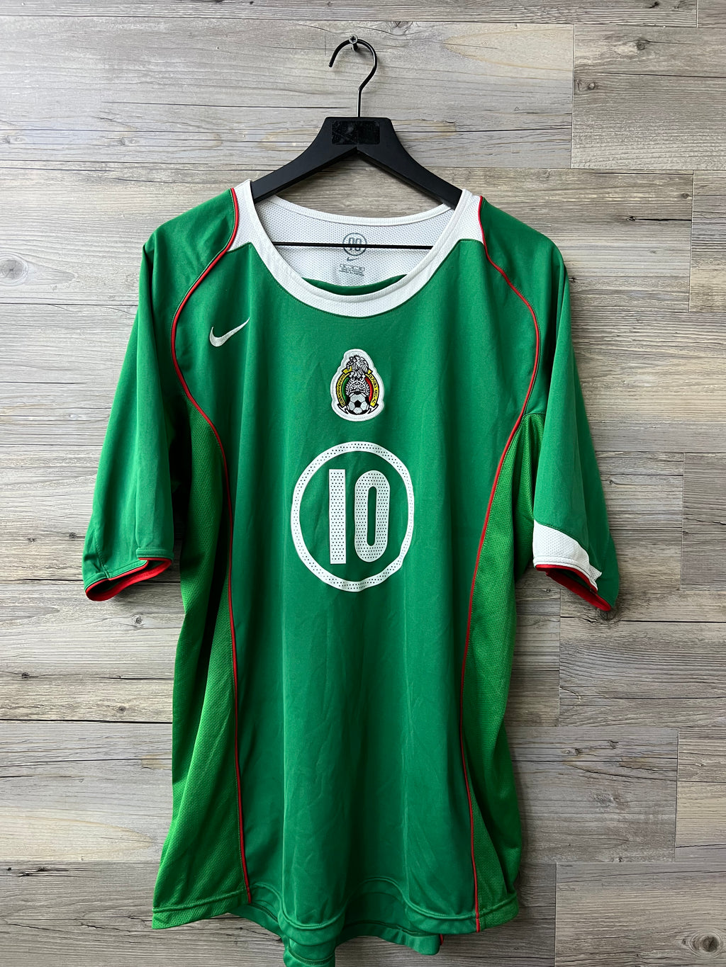 Nike Mexico 2004–05 Home Jersey — Adolfo “Bofo” Bautista #10