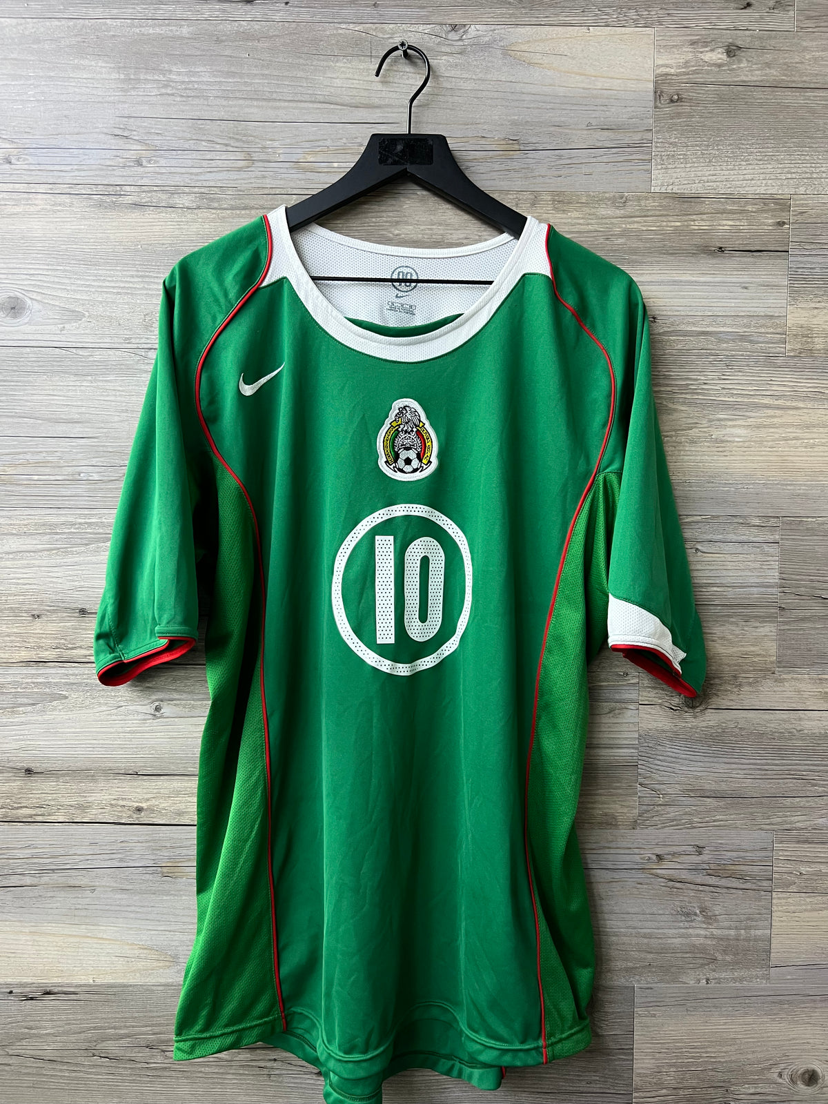 Nike Mexico 2004–05 Home Jersey — Adolfo “Bofo” Bautista #10