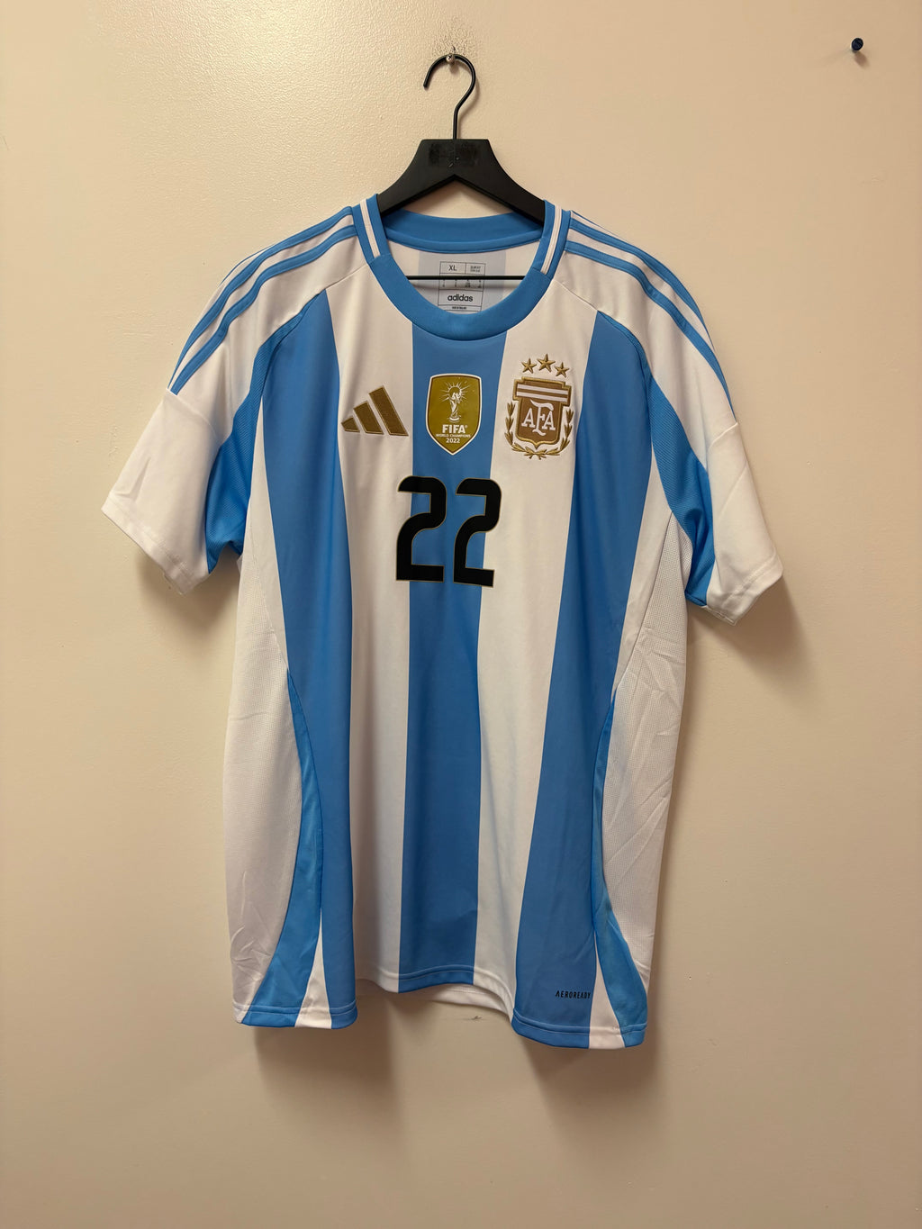 Adidas Argentina 2024 Home Jersey- L. Martinez #22