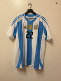 Adidas Argentina 2024 Home Jersey- L. Martinez #22