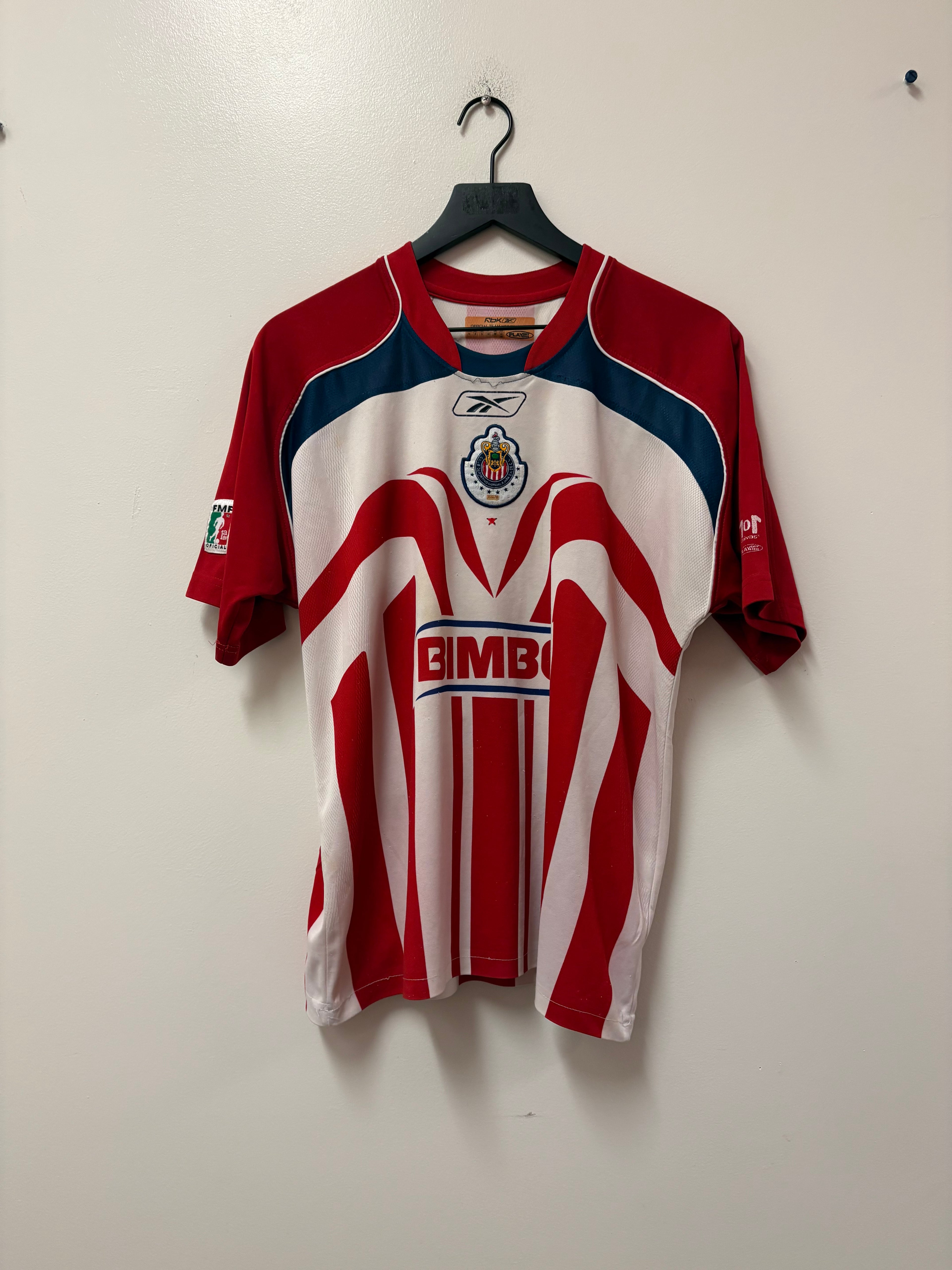 Reebok Chivas 2006-07 Home Jersey- H.Reynoso #4