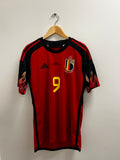 Adidas Belgium 2022 Home Jersey – Romelu Lukaku #9