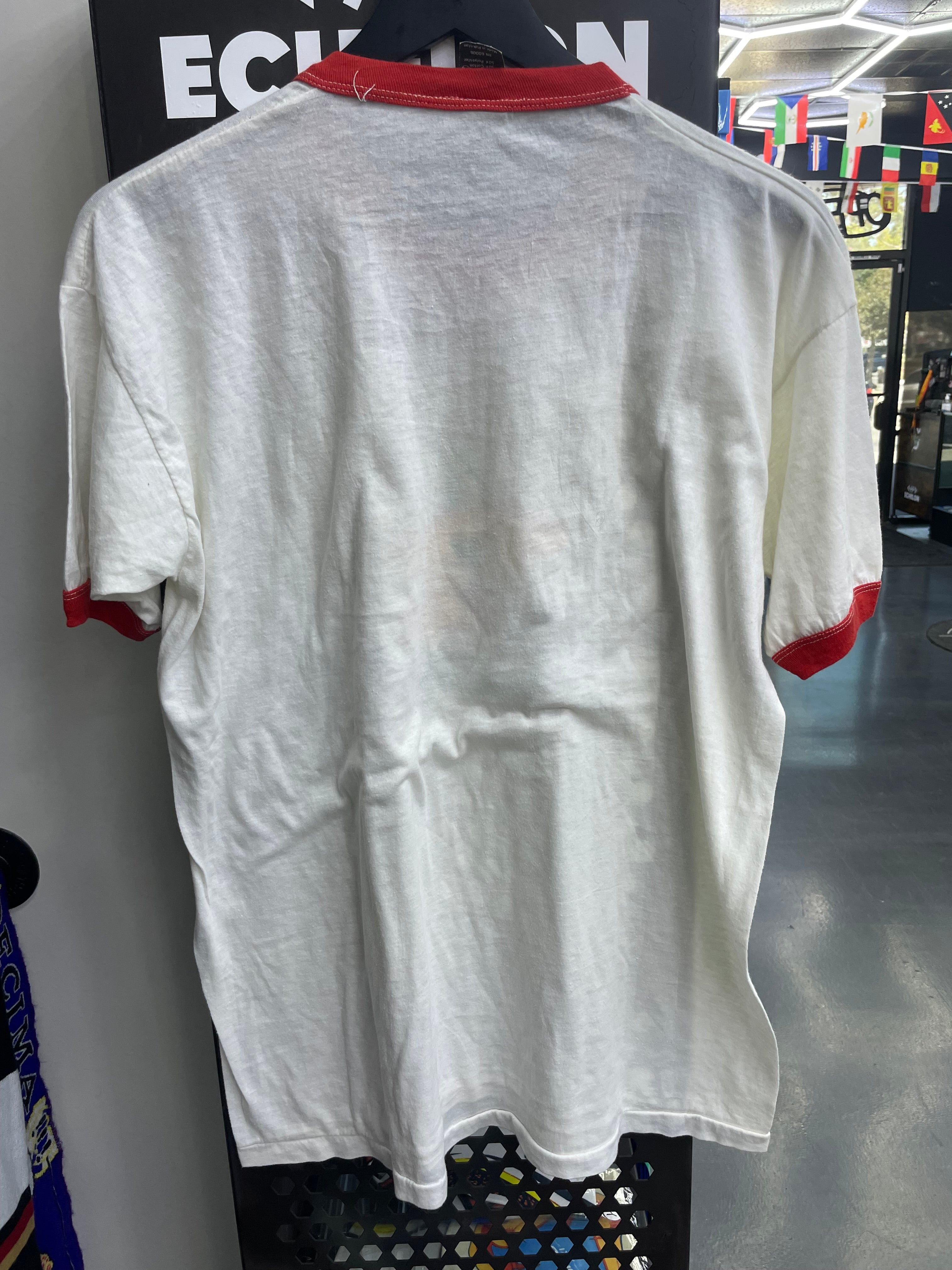 Vintage 1986 Copa Mundial de Futbol Ringer T-Shirt