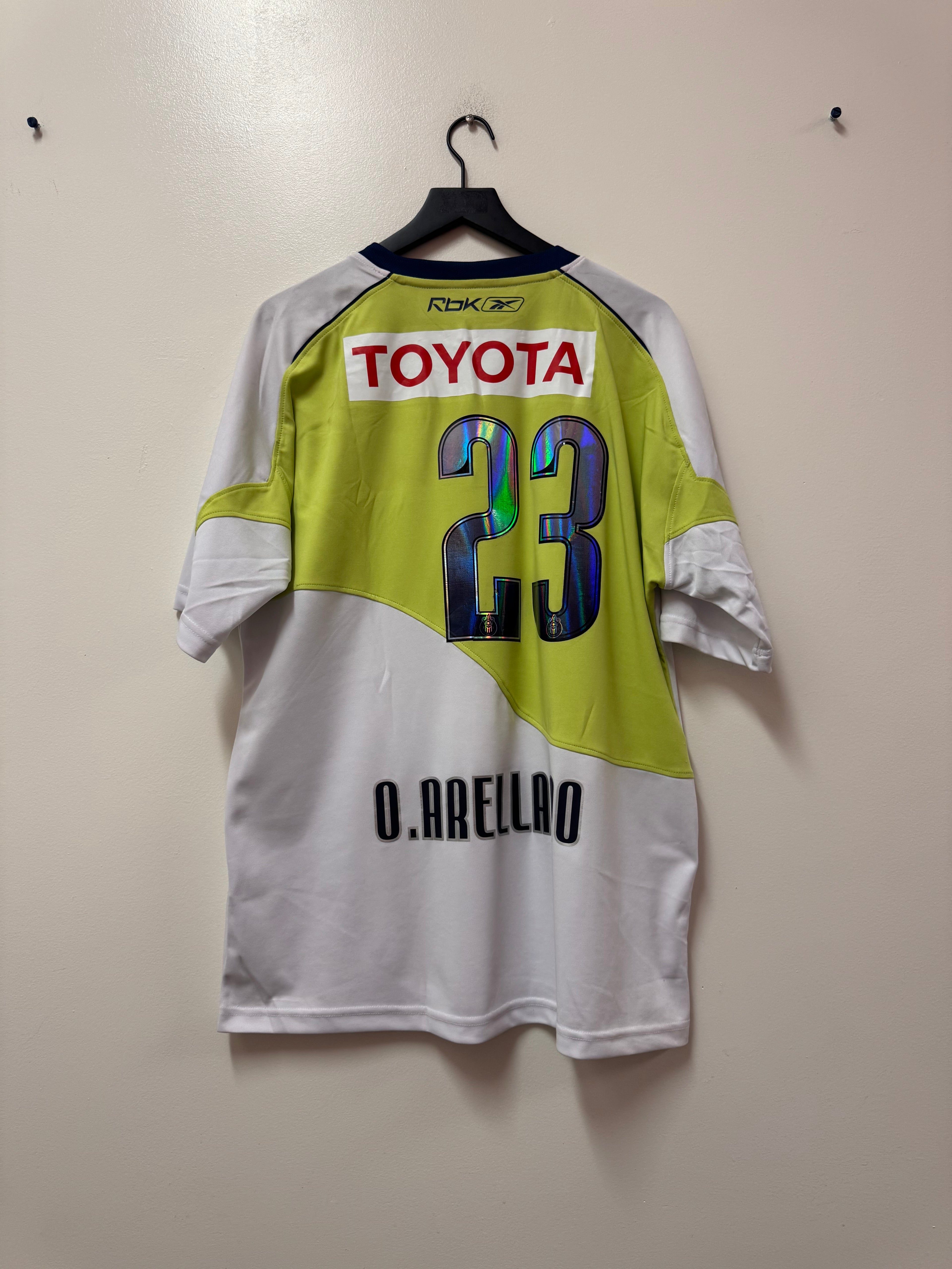 Reebok Chivas 2007-09 Away Jersey- Arellano #23